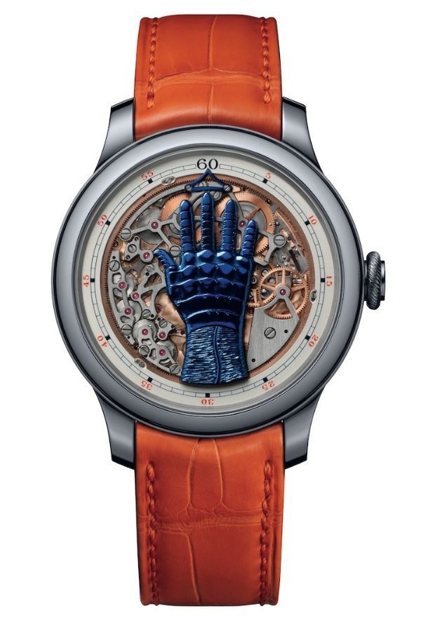 F.P. Journe FFC Blue with automaton blue fingers to indicate the hours