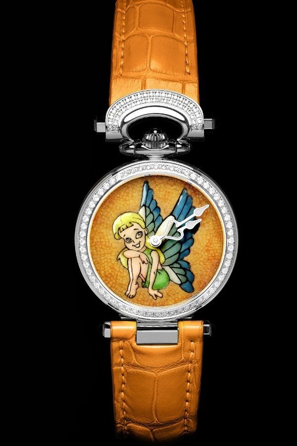 Bovet 1822 Miss Audrey Sweet Fairy Only Watch with a dial made of pure sugar and hand-painted fairy
