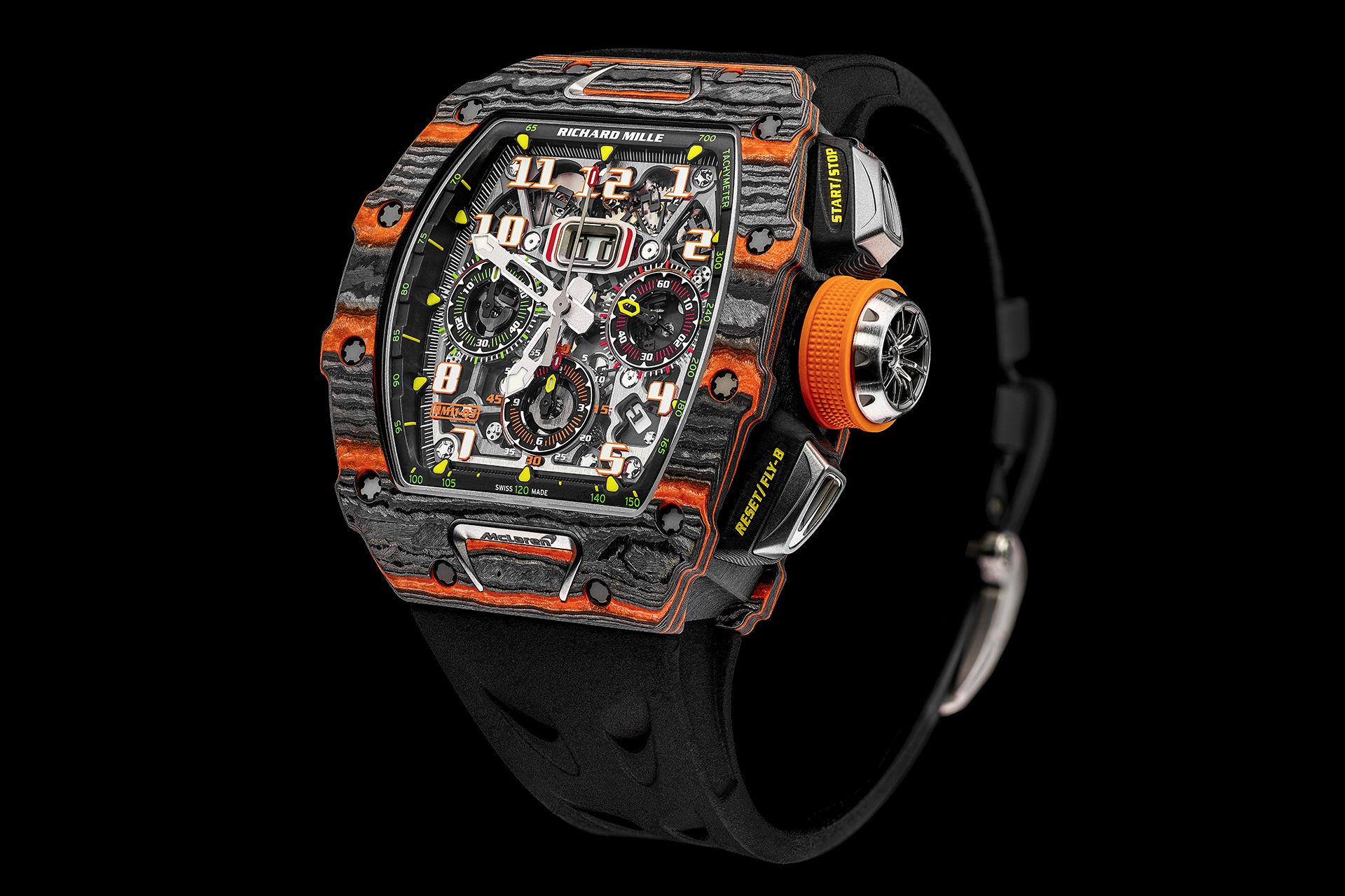 Richard Mille and McLaren bring performance and sporty design to a new timepiece