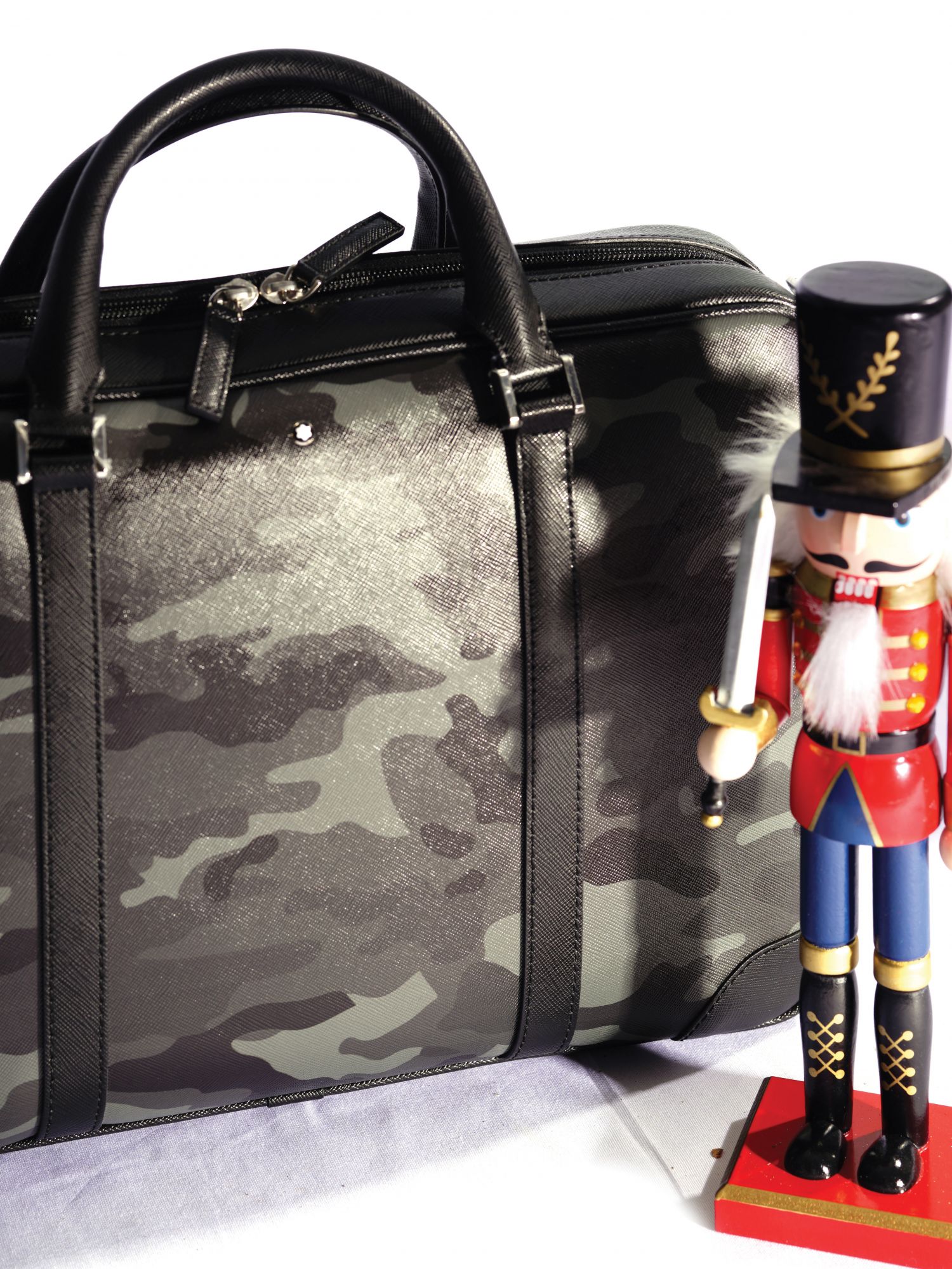 Montblanc briefcase in army green