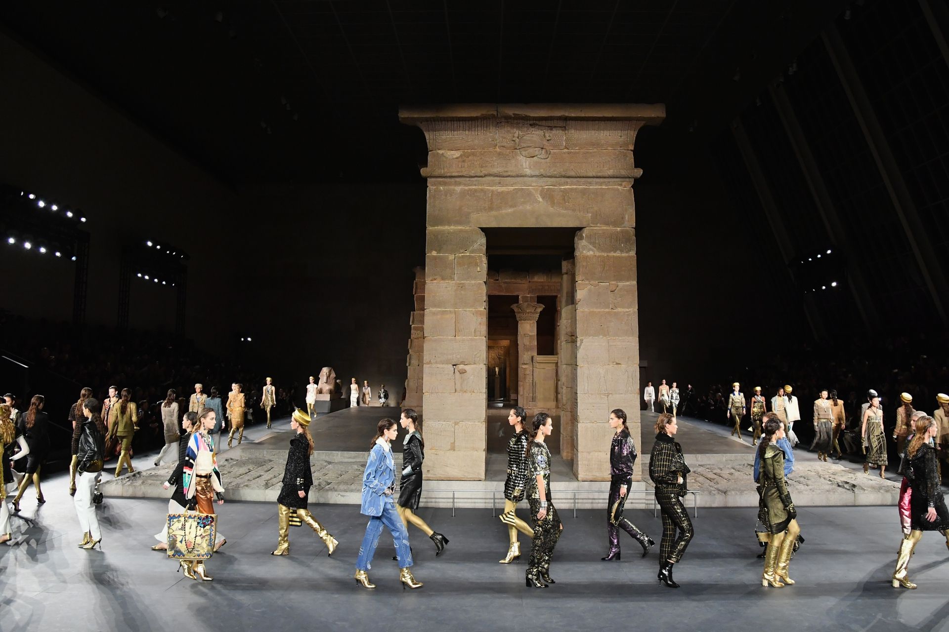 Chanel Dazzles With Egyptian-Themed Métiers d'Art show