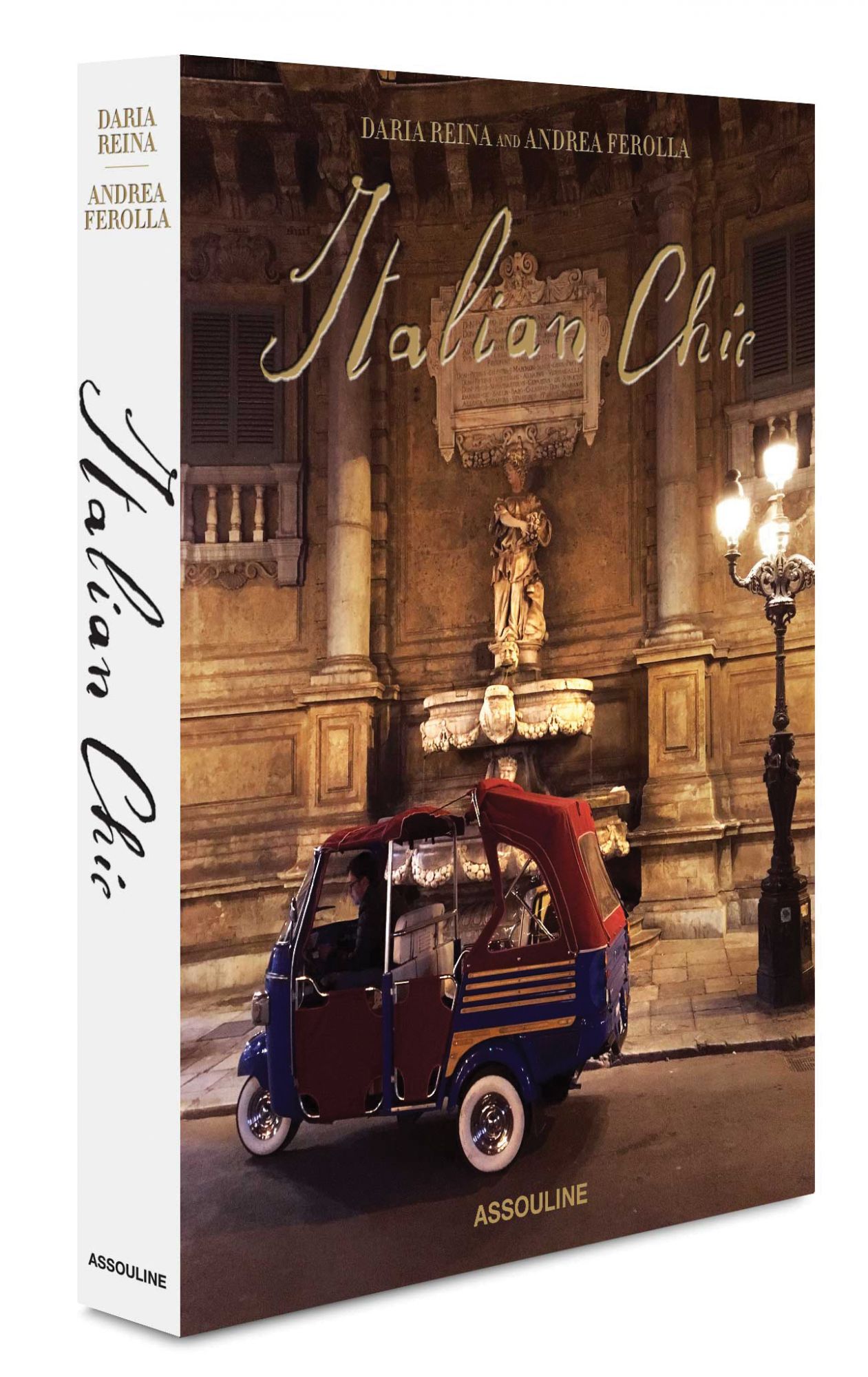 <strong><i>Italian Chic</strong></i> | Photography by Daria Reina, Illustrations by Andrea Ferolla | 110 x 13 in – 25 x 33 cm | 264 pages | 350 images | hardcover