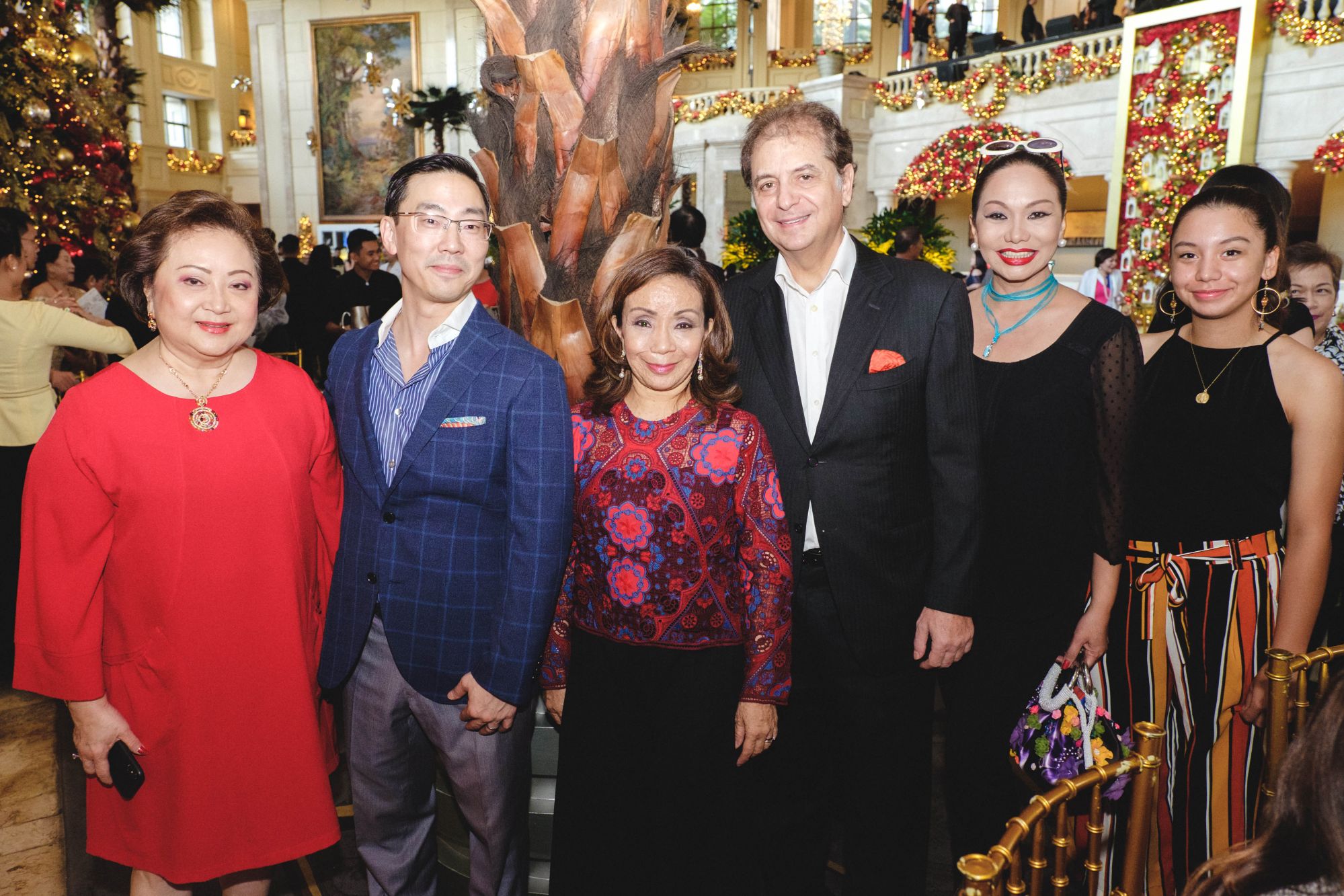 Nedy Tantoco, Mark Choon, Maritess Tantoco-Enriquez, Massimo Roscigno, Agnes Roscigno and Ursula Roscigno