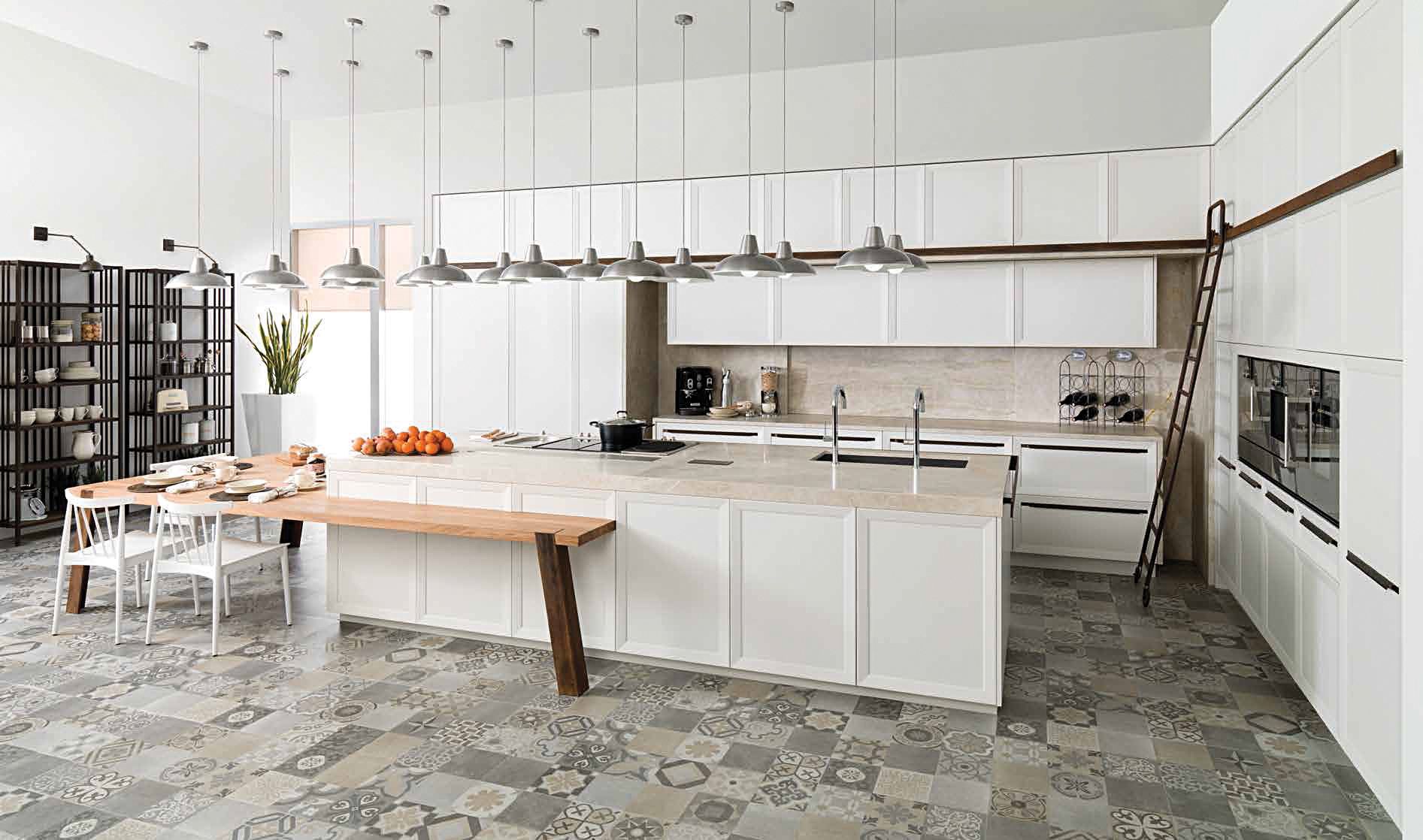 Equipped with ample storage and working spaces, Gamadecor’s Emotions modular kitchen ensemble is both hip and functional. Available at Porcelanosa.