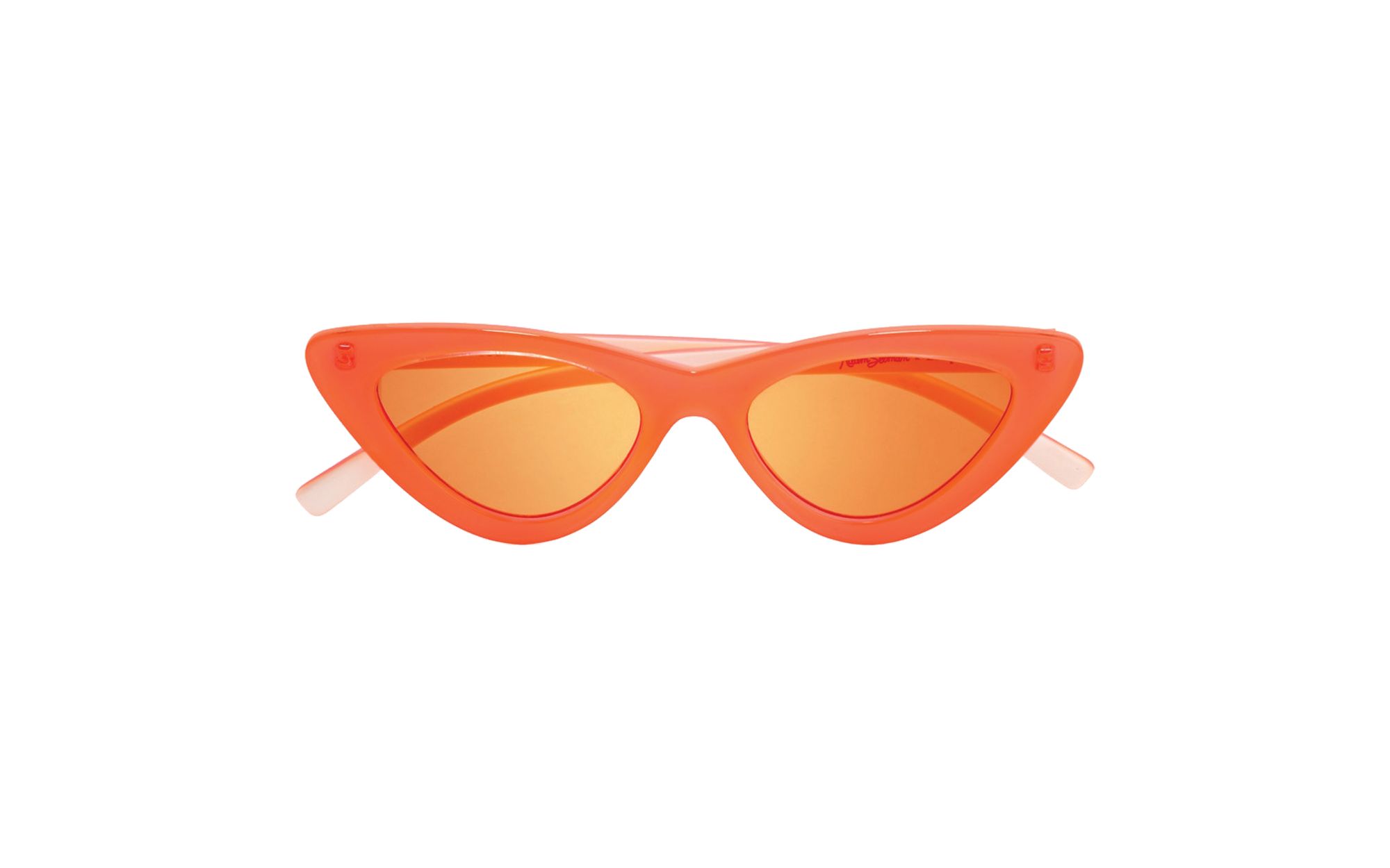 LE SPECS | Lolita cat eye sunglasses in orange acetate