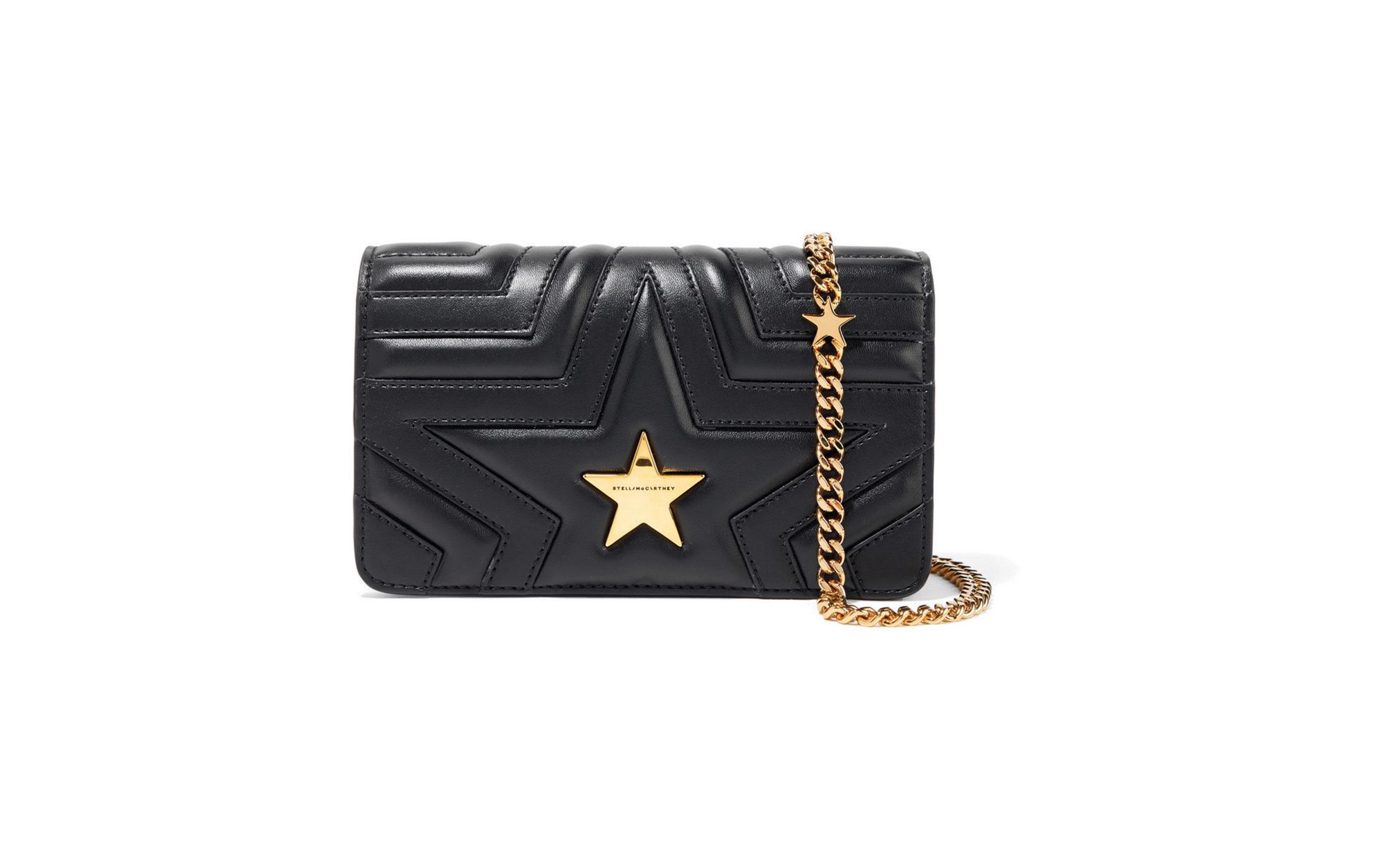 STELLA MCCARTNEY | Star-quilted faux leather shoulder bag