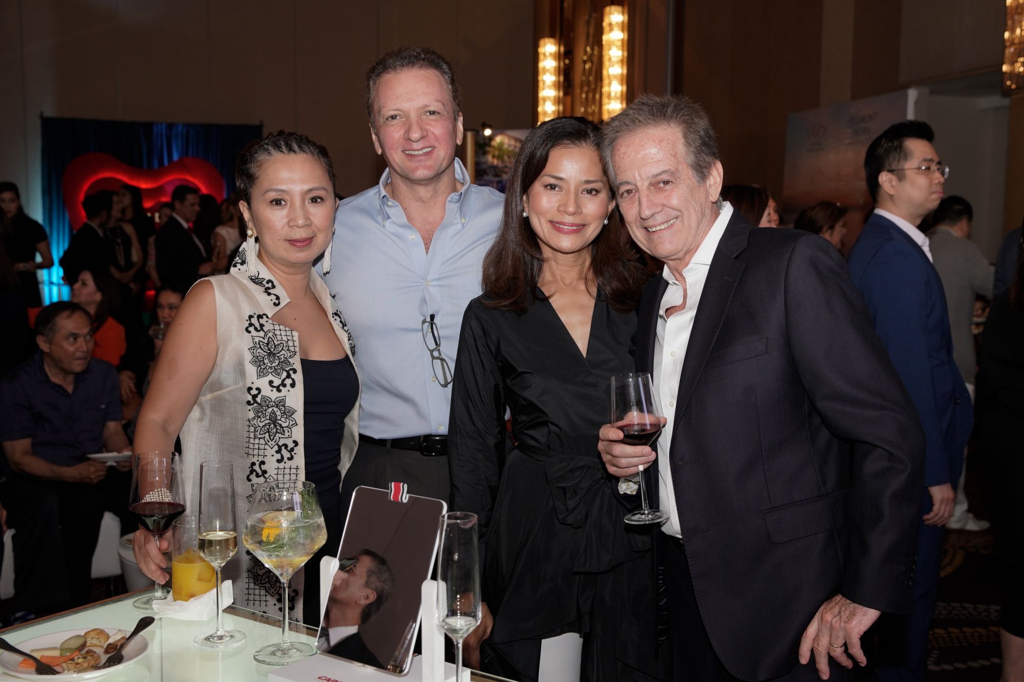Gemma and Simon Gemayel, Zelda and Max Kienle