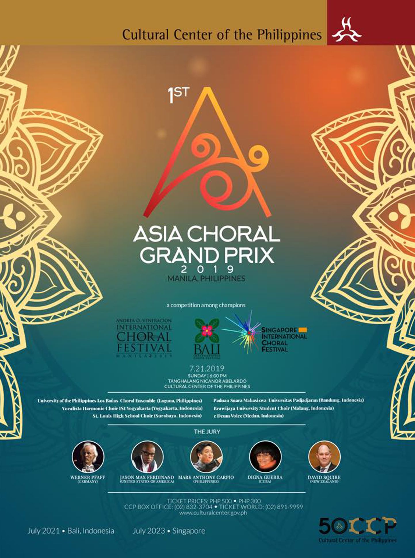 1st Asia Choral Grand Prix Is Finally Happening This July 2019