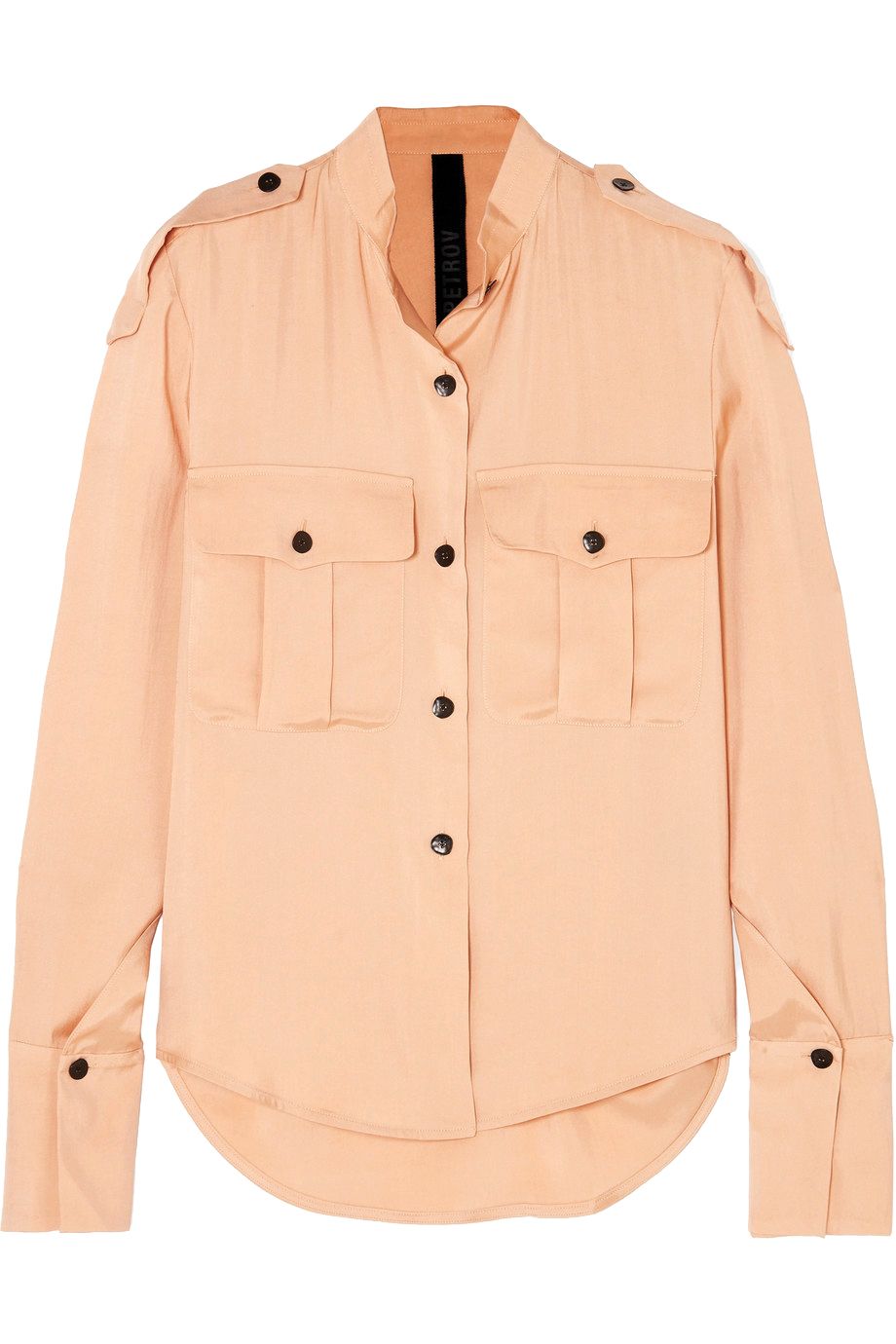 PETER PETROV | Crepe de chine blouse