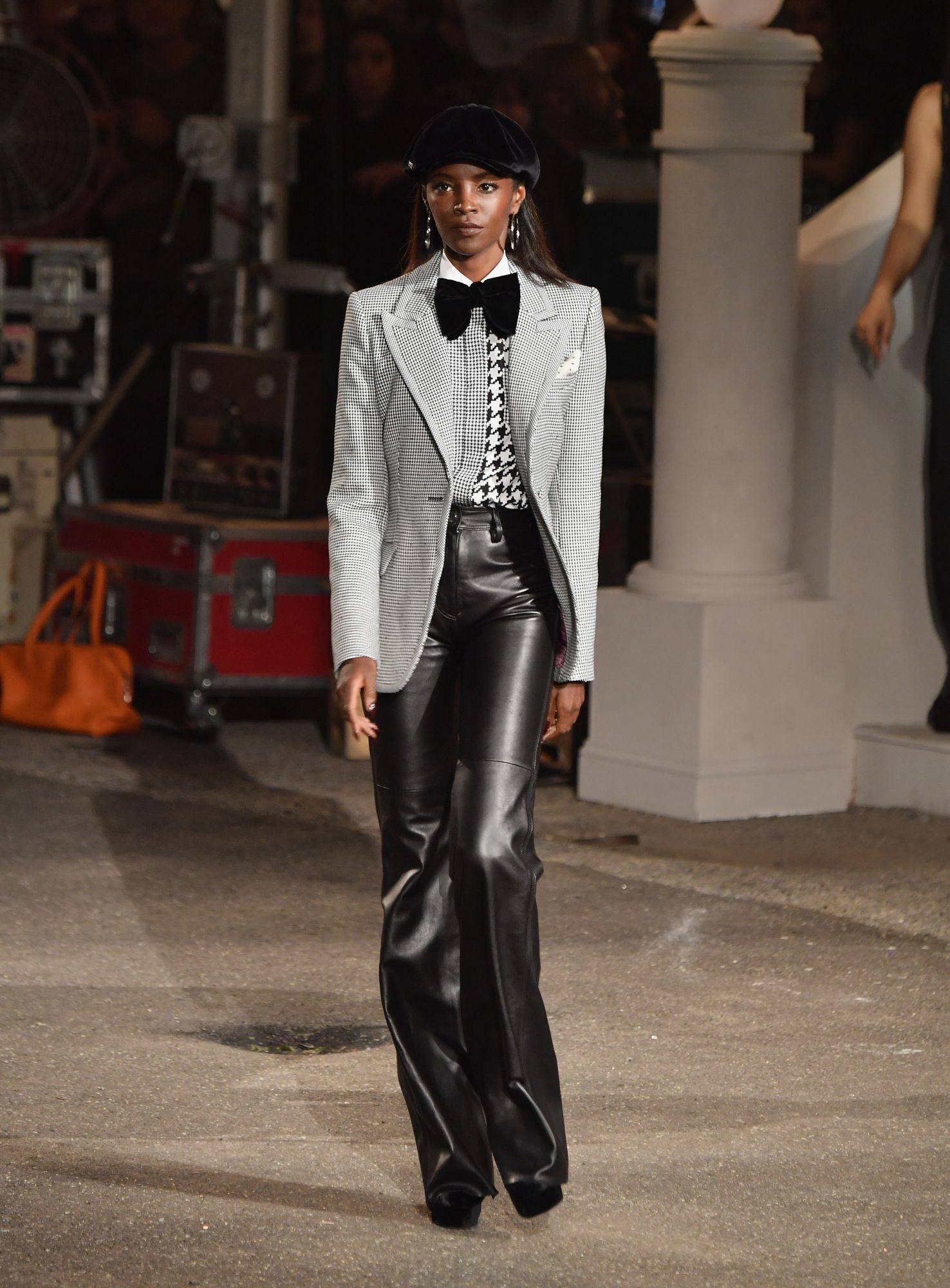A model walks the runway for the Tommy Hilfiger TommyNow fall runway show at the Apollo Theater on September 8, 2019 in New York City. (Photo by Angela Weiss / AFP)