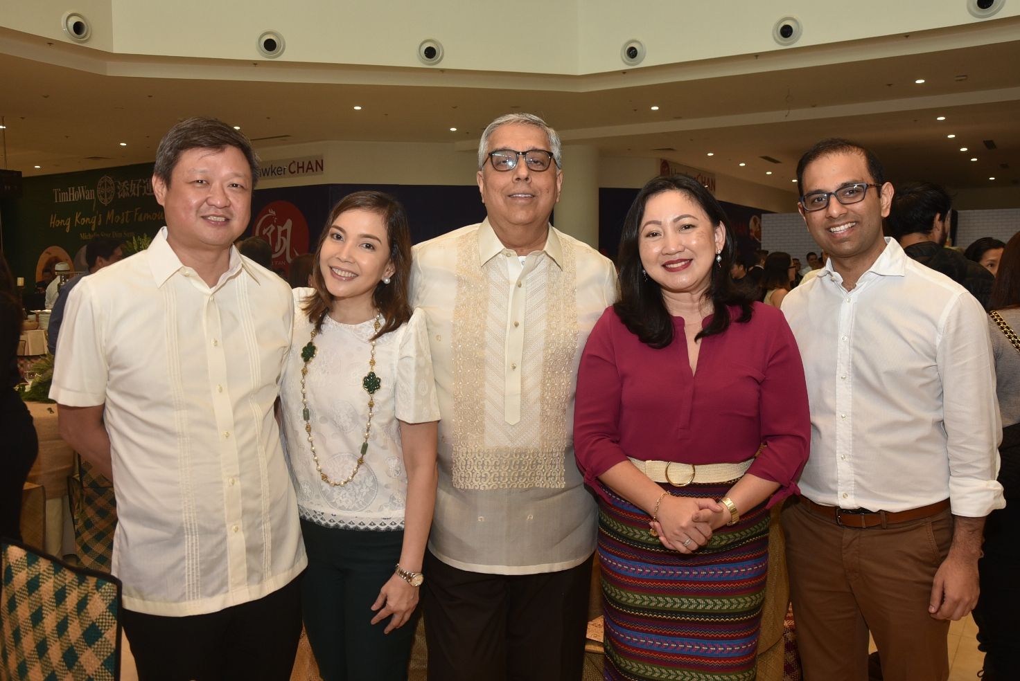 Ayala Land Senior Vice President and Commercial Business Group Head Junie Jalandoni, Ayala Malls Area Head AC Legarda, Vogue Concepts, Eye Society and Newtrends Chairman George Mirani, Ayala Malls President Jennylle Tupaz, Vogue Concepts President Rajiv Mirani