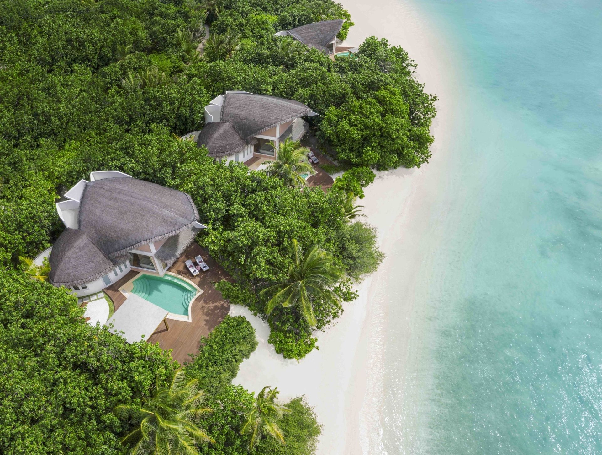Beach Pool Villa Sunrise - Elevated View