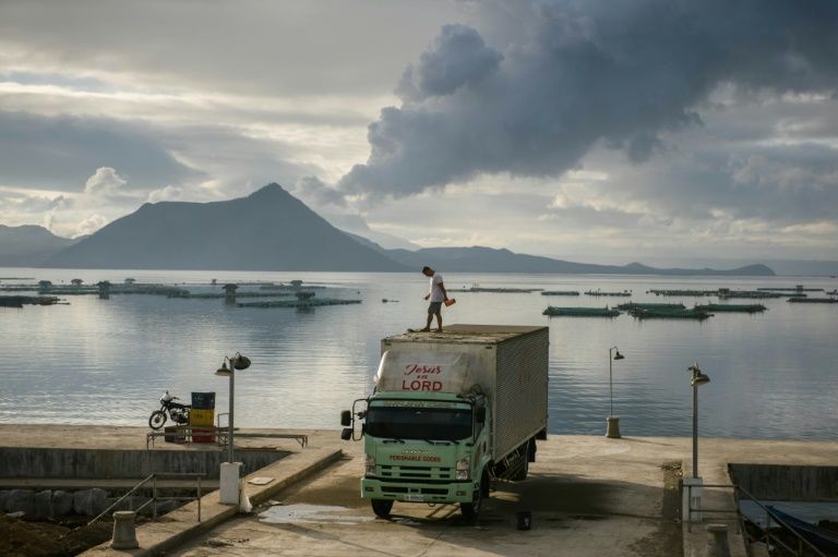 The Taal volcano burst into life nearly a week ago © Ed JONES - AFP
