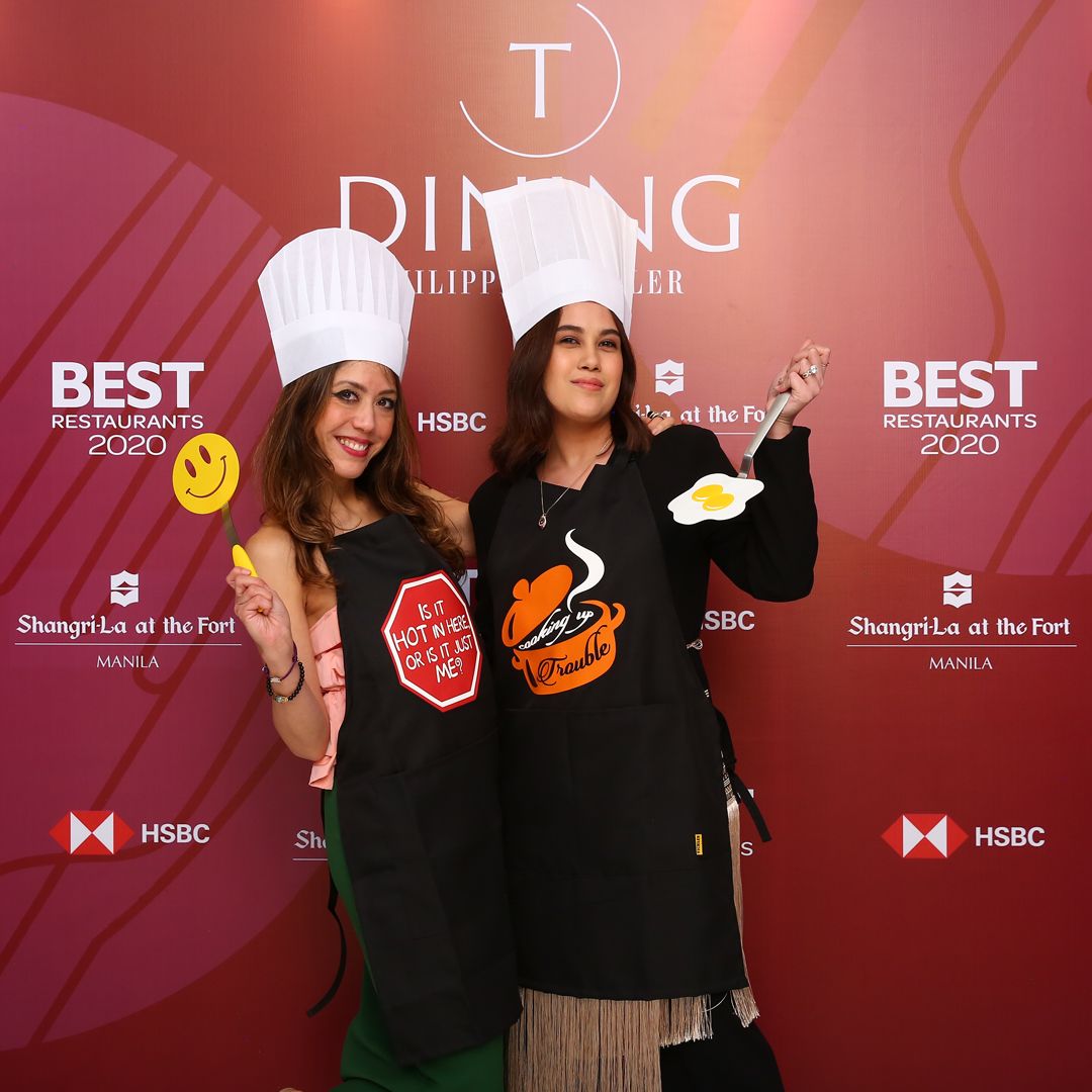 Inside the Photobooth at T.Dining's Best Restaurants Guide 2020 Launch