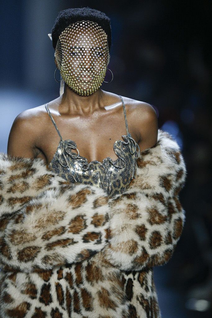 A Model walks the runway for Christian Cowan fashion show during New York Fashion Week: The Shows on February 11, 2020 in New York City. (Photo by Kena Betancur / AFP)