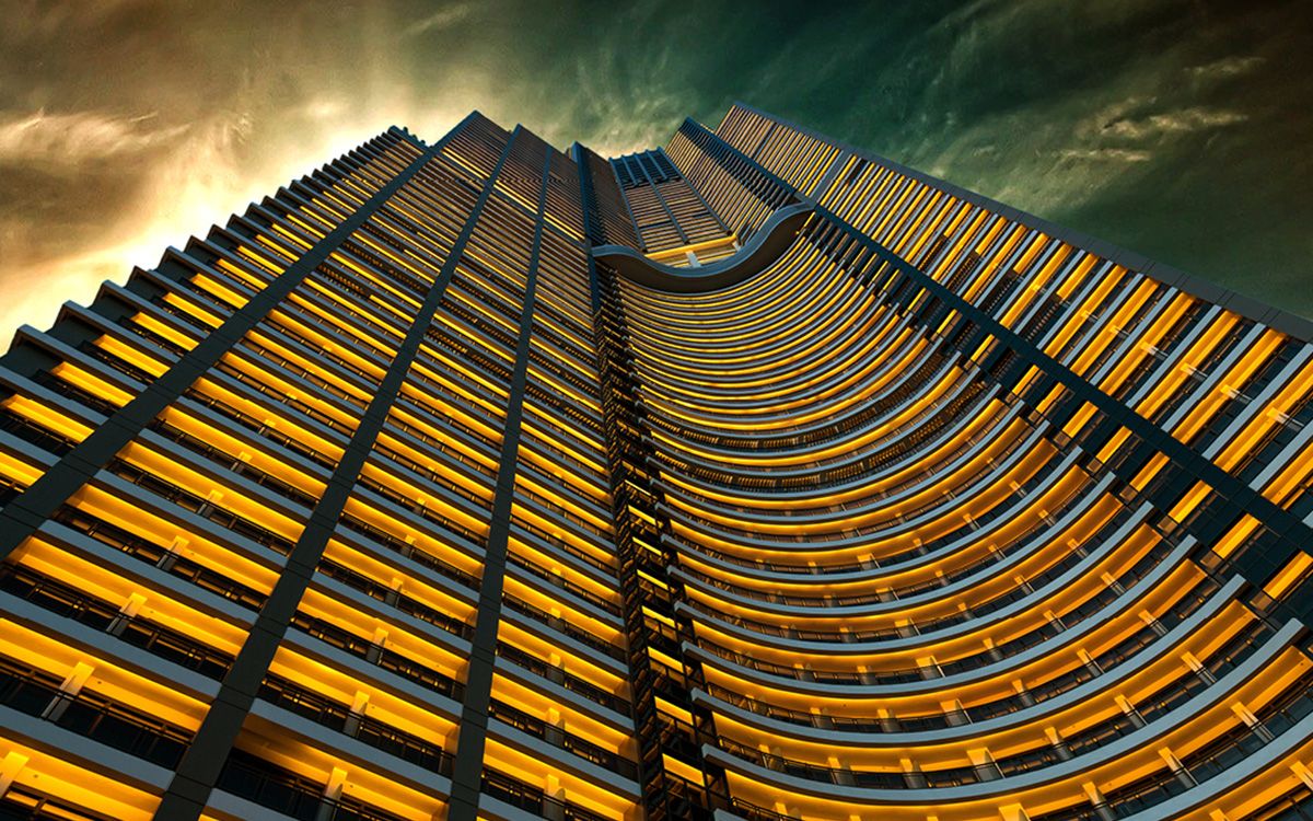 THE GRAMERCY RESIDENCES: Planned and designed by California-based architectural group Jerde Partnership International, in collaboration with Philippine architectural firm Roger Villarosa Architects & Associates. Structural design and engineering is provided by Hong Kong-based firm Ove Arup & Partners. Completed in 2013 | Photo: Century Properties