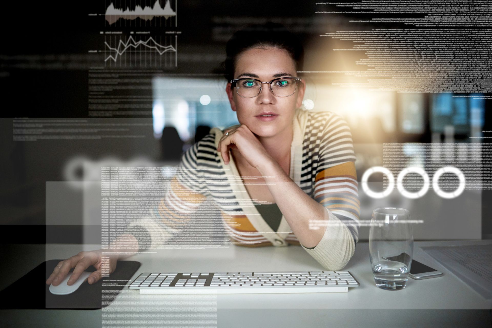 Cropped shot of a computer programmer working on new code