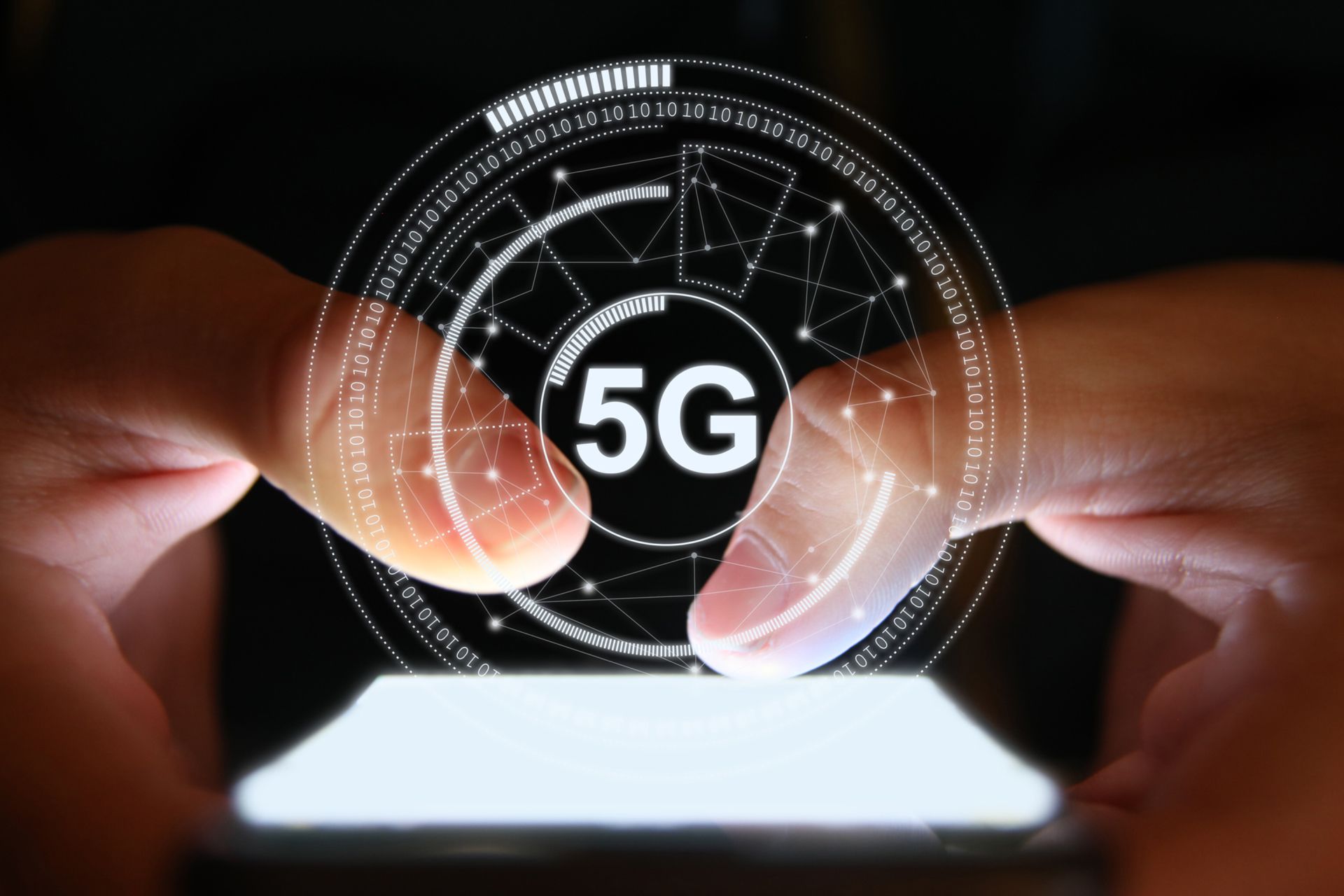 Communication Internet De Connexion De Sécurité De Réseau De Téléphonie Mobile 5G