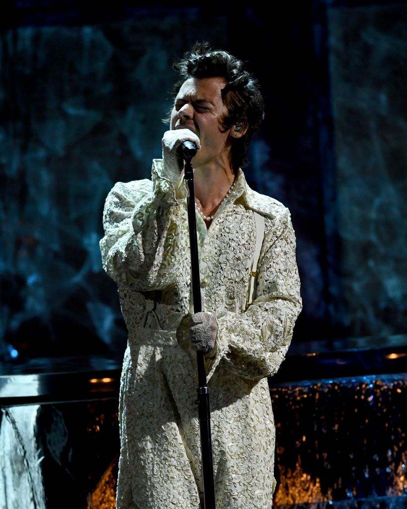 harry styles lace outfit