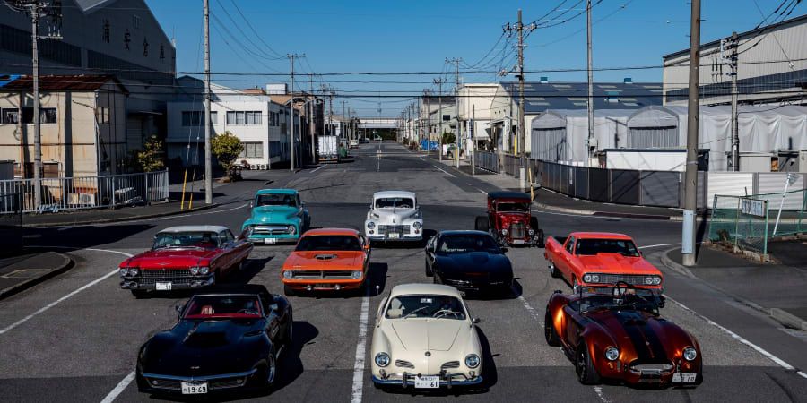 Tokyo's "Old But Gold" Retro Car Owners Revel In Modern Classics