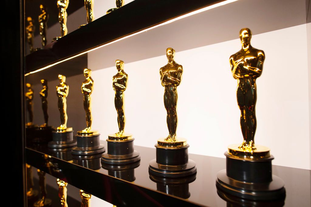HOLLYWOOD, CALIFORNIA - FEBRUARY 09: In this handout photo provided by A.M.P.A.S. Oscars statuettes are on display backstage during the 92nd Annual Academy Awards at the Dolby Theatre on February 09, 2020 in Hollywood, California. (Photo by Matt Petit - Handout/A.M.P.A.S. via Getty Images)