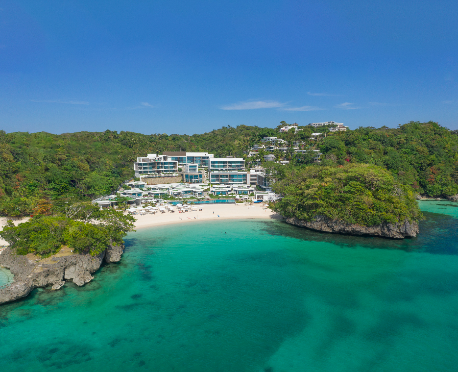 Aerial shot of Crimson Boracay