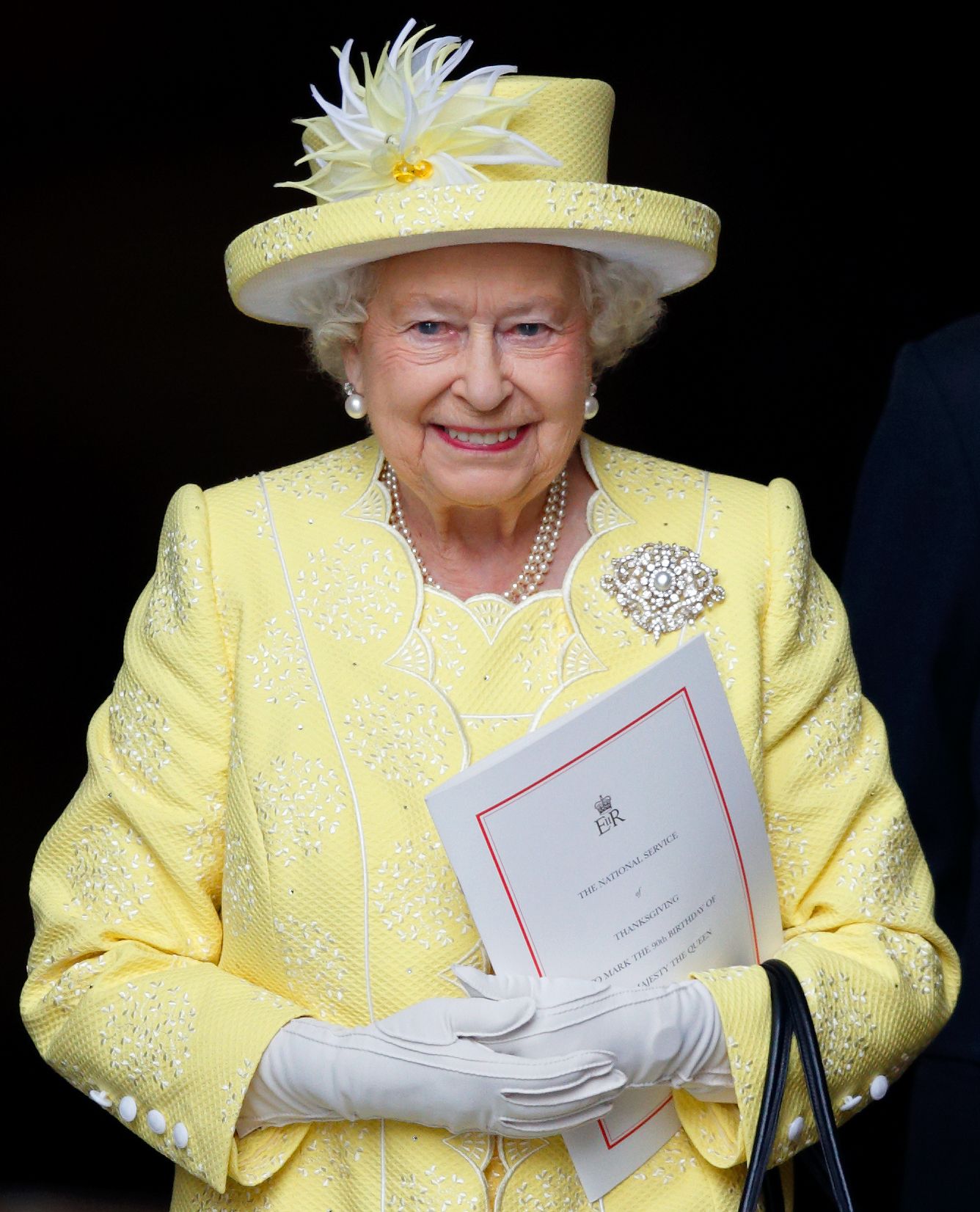 LONDON, UNITED KINGDOM - JUNE 10: (EMBARGOED FOR PUBLICATION IN UK NEWSPAPERS UNTIL 48 HOURS AFTER CREATE DATE AND TIME) Queen Elizabeth II attends a national service of thanksgiving to mark her 90th birthday at St Paul's Cathedral on June 10, 2016 in London, England. (Photo by Max Mumby/Indigo/Getty Images)