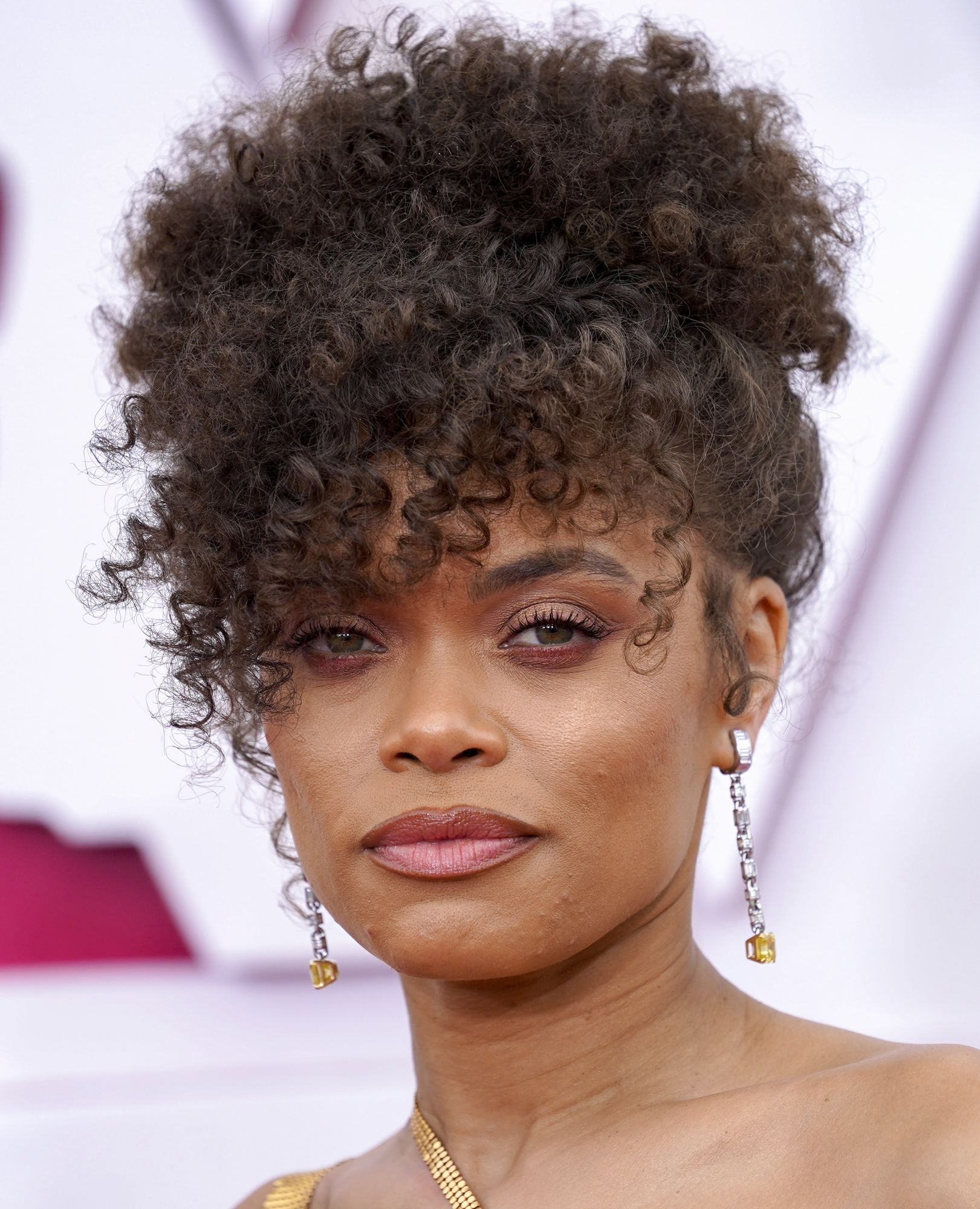 LOS ANGELES, CALIFORNIA : APRIL 25: Andra Day attends the 93rd Annual Academy Awards at Union Station on 25 April 2021 in Los Angeles, California. (Photo by Chris Pizzello-Pool/Getty Images)