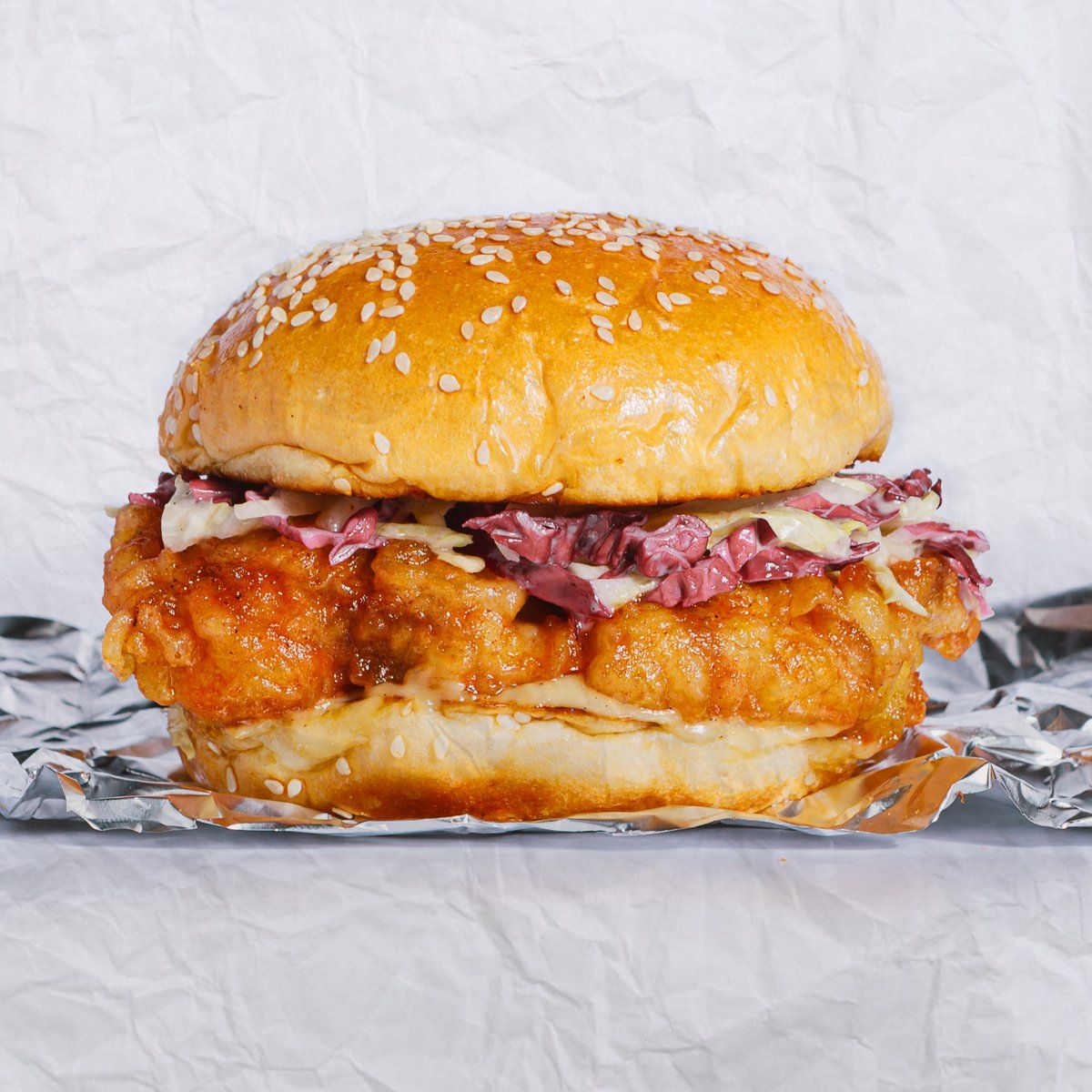 Where to get the best fried chicken burger. Photo from Cuckoo.