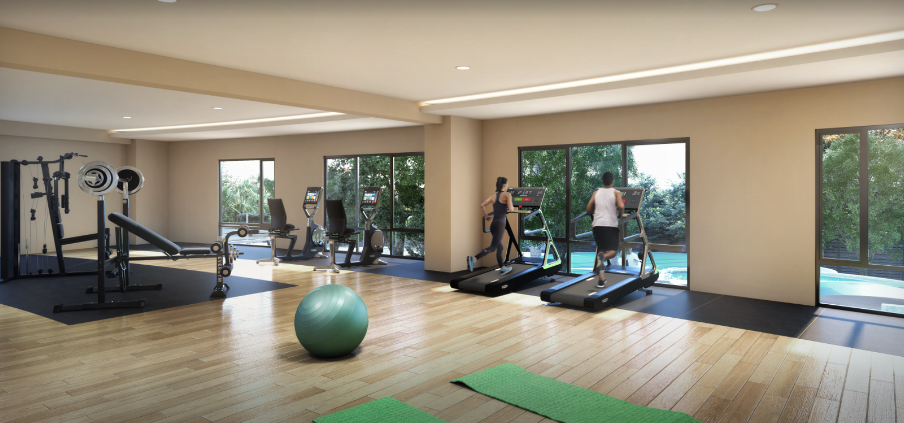 Residents can enjoy an active, healthier lifestyle inside the upcoming gym of Tower 2 of Botanika Nature Residences.