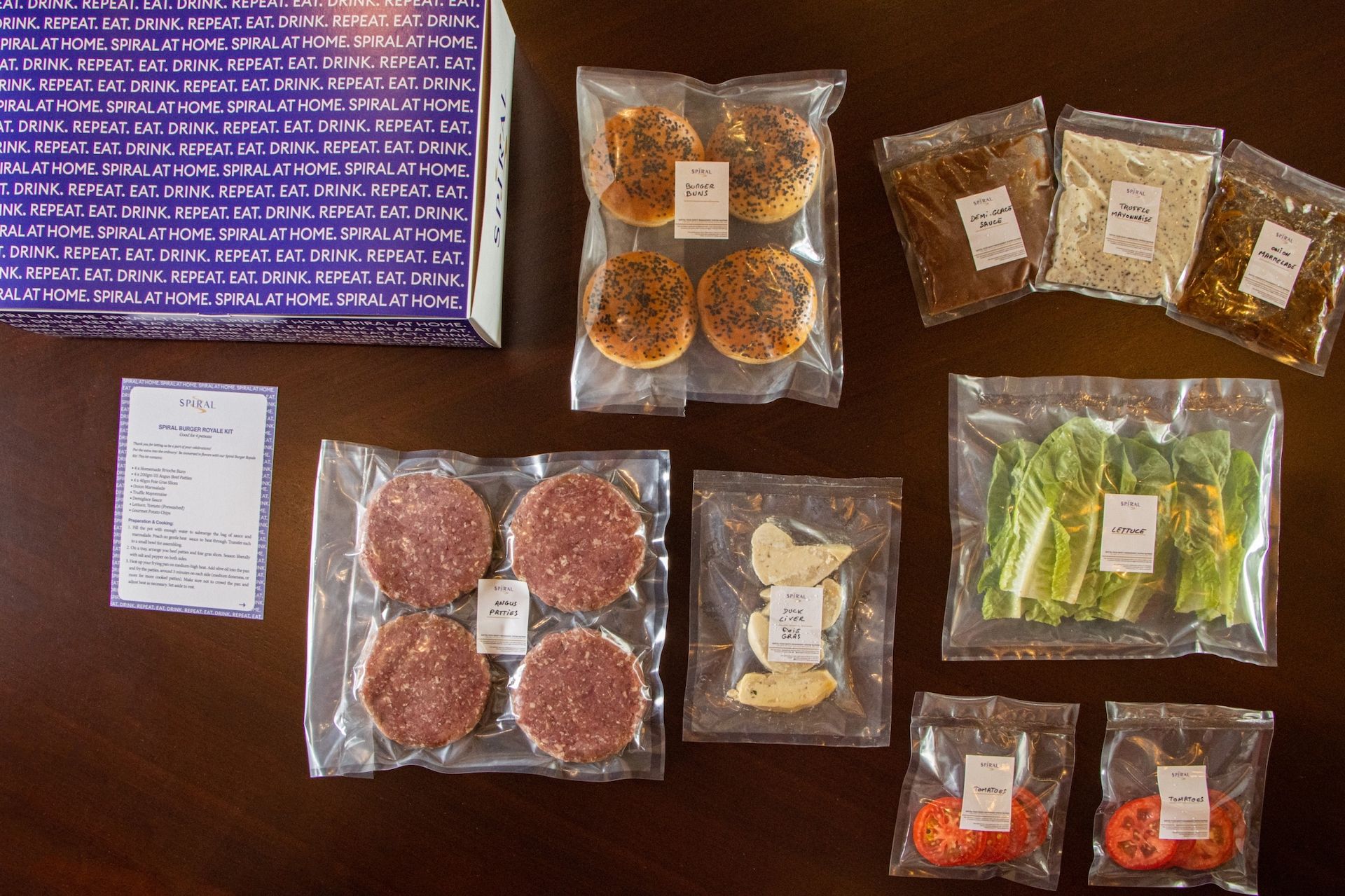 DIY burger kit