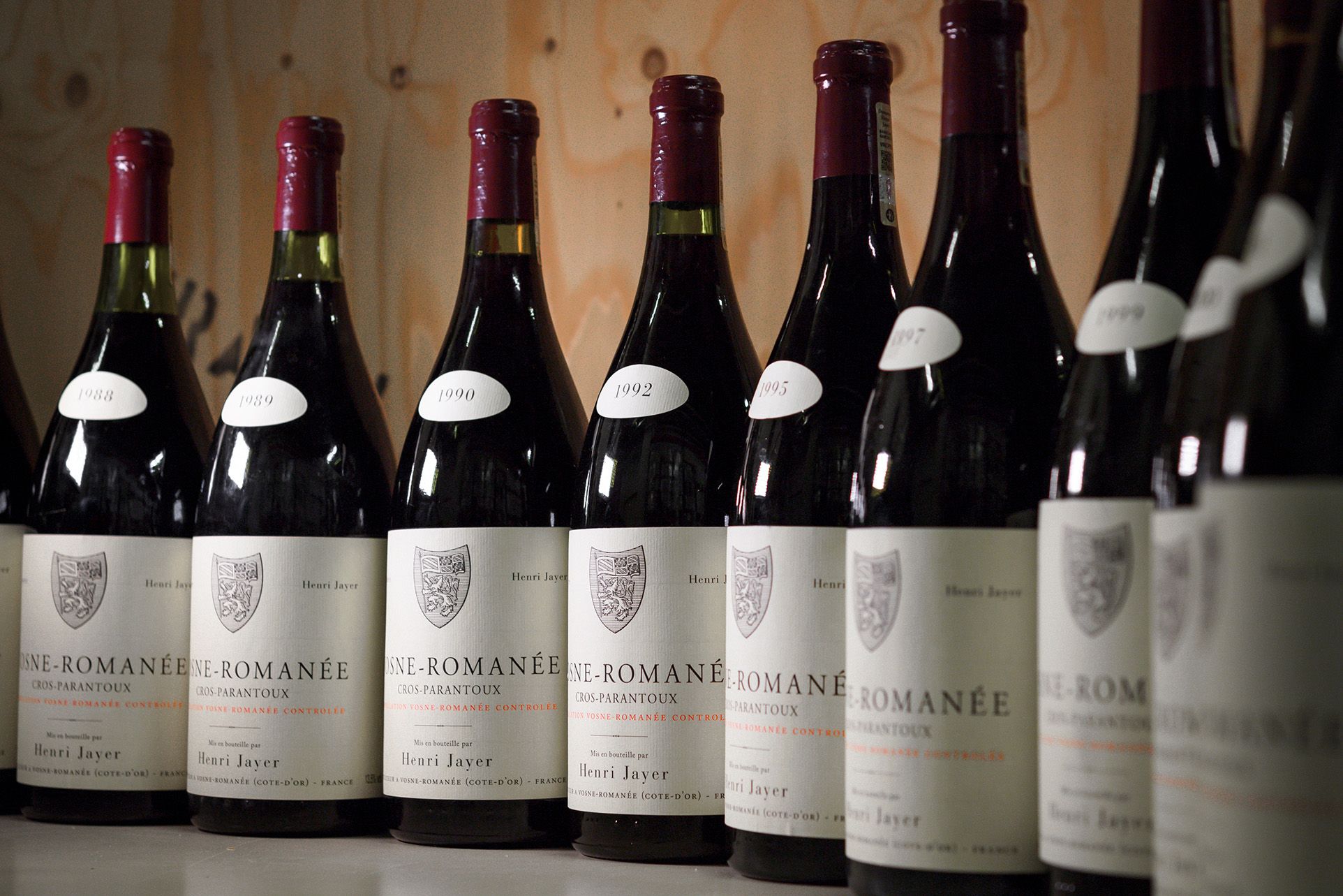 The Last Batch Of Jayer Wines Will Be Auctioned Off This Month