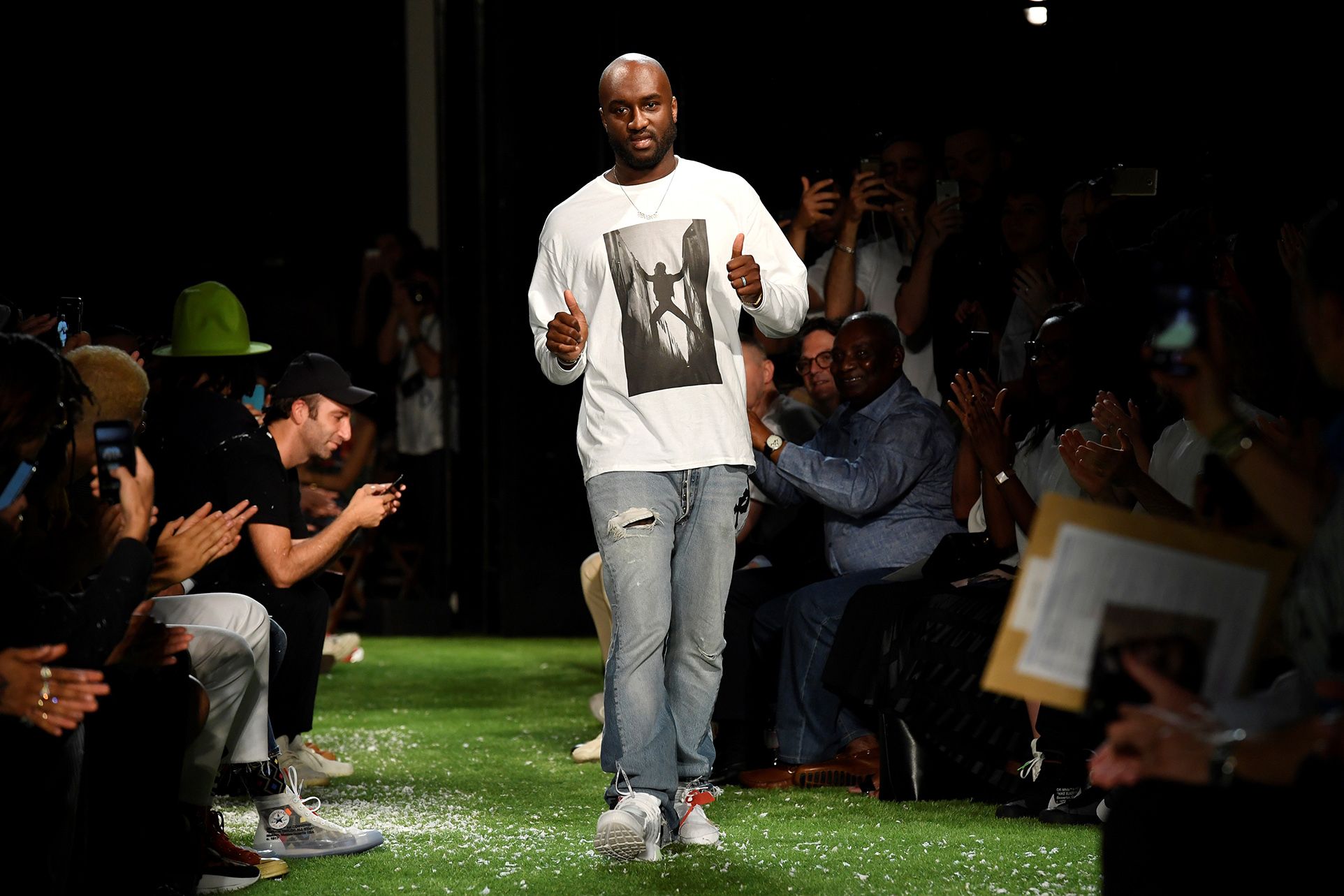 The Best Moments From Virgil Abloh's Debut At Louis Vuitton