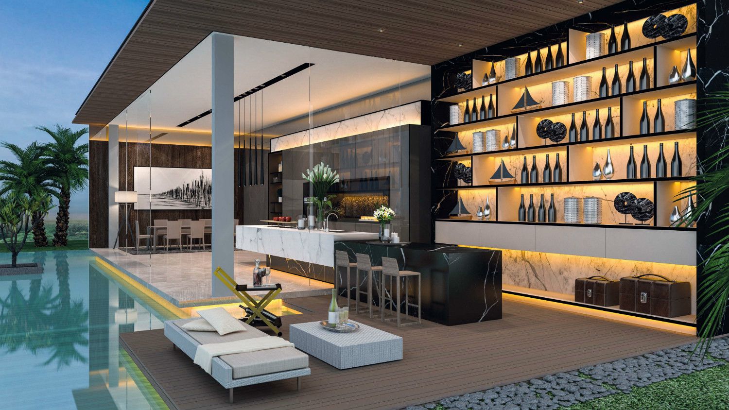 This Dream Kitchen Is Made For Pool Parties