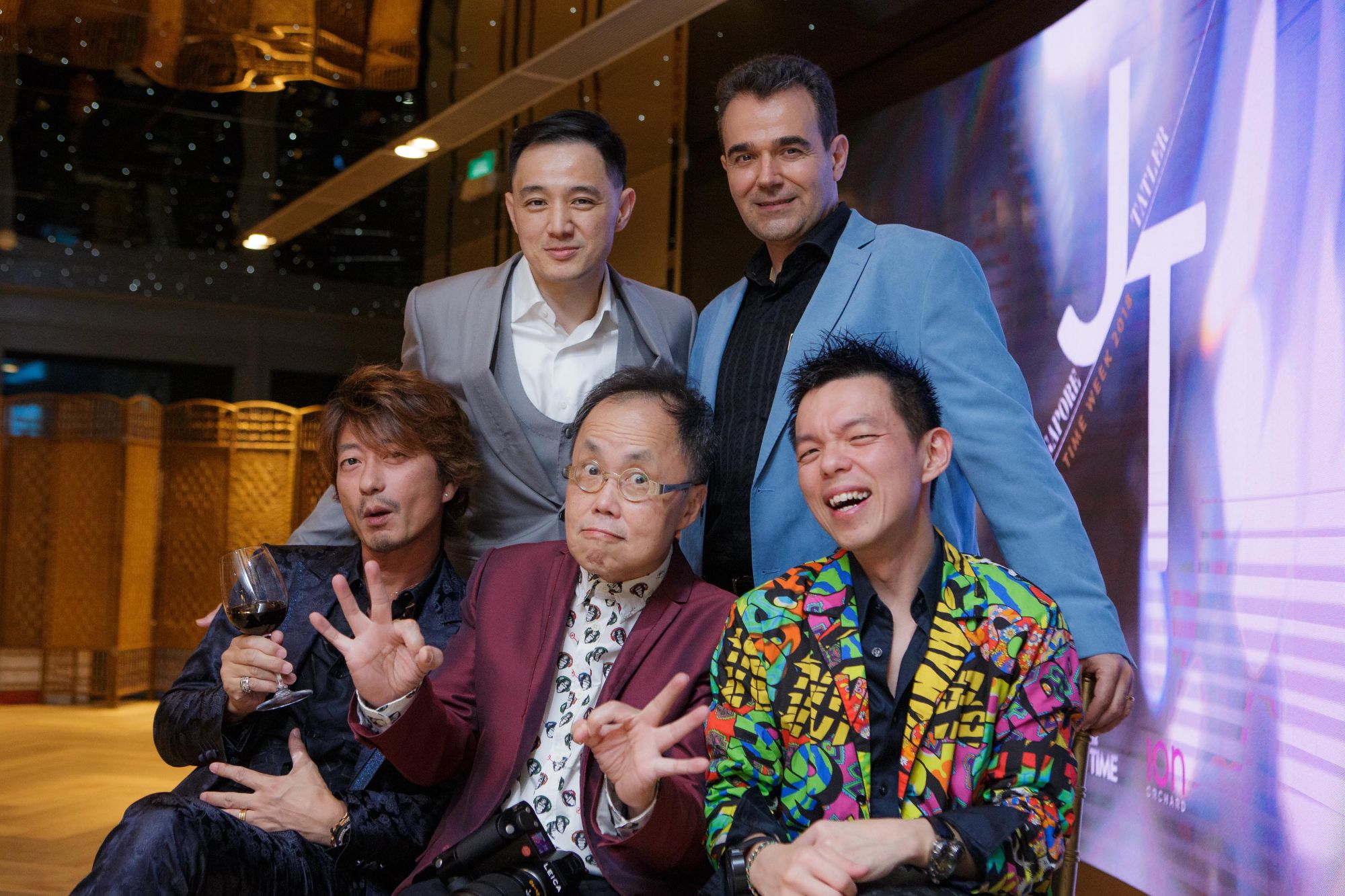 Benjamin Kim, Oscar Mico, Adrian Ng, Bernard Cheong, Kimihisa Abe