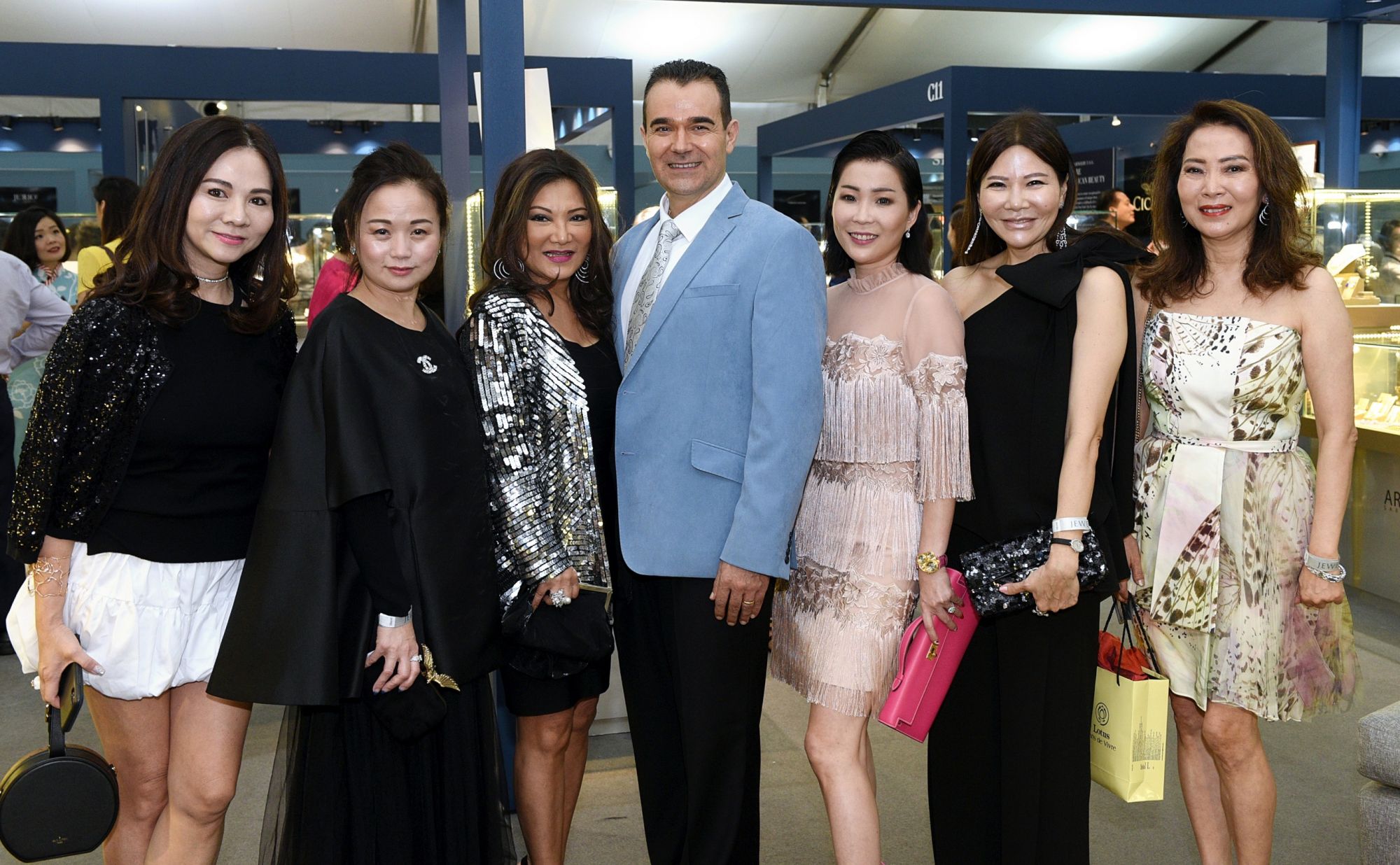Jacelyn Lai, Tonya Tan, Audrey Mico, Oscar Mico, Elaine Lim-Chan, Jane Heng, Joyce Ang