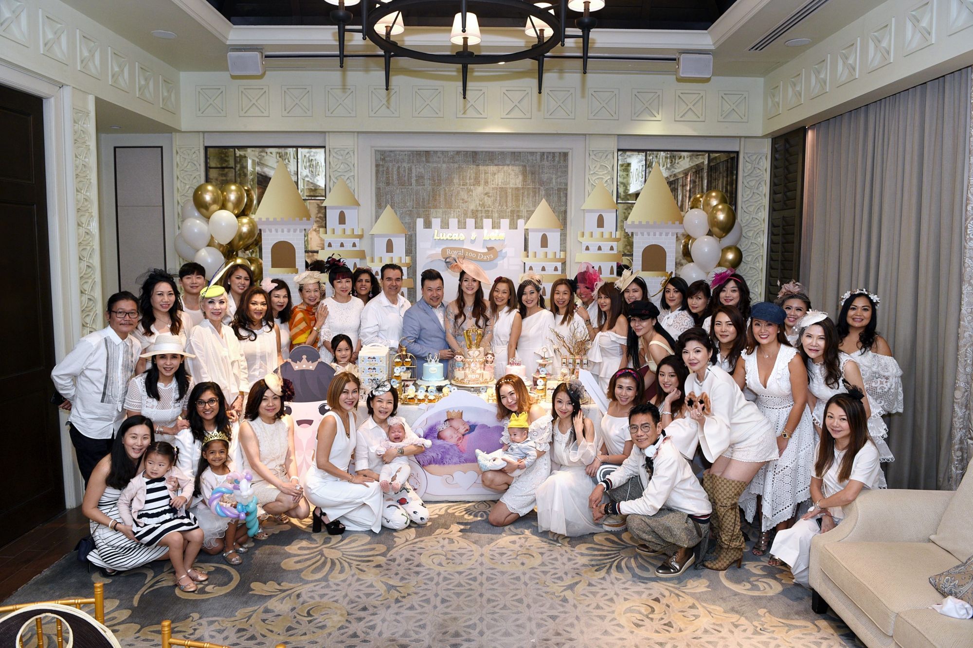Terence Siew & Chermaine Pang's Twins 100 Days Party