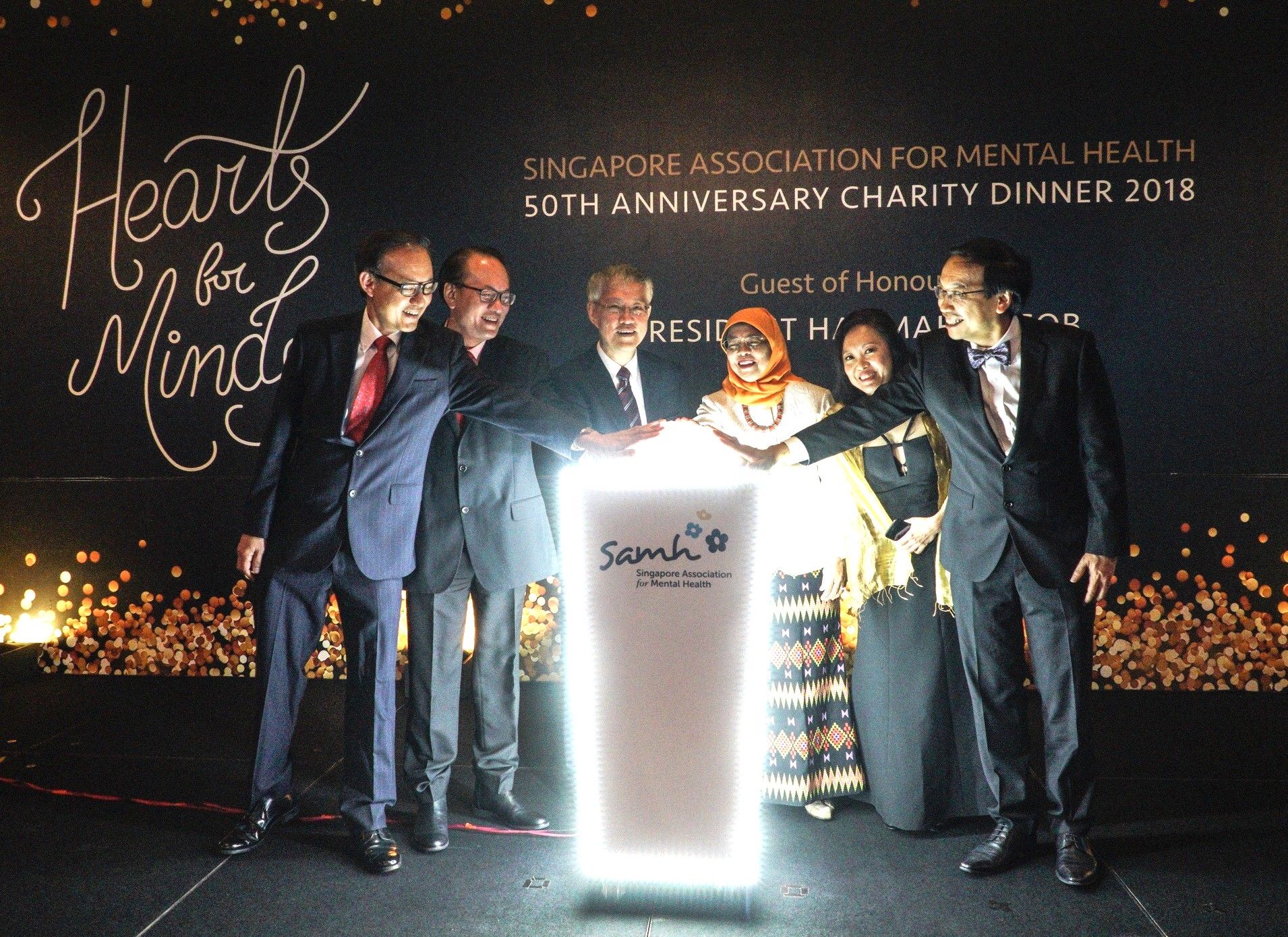 Leslie Lim, Lee Cheng, Francis Yeoh, Halimah Yacob, Tan Lili, Daniel Fung