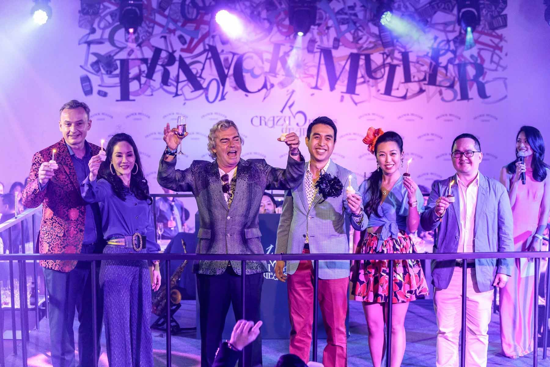 Nicholas Rudaz, Yuki Srikarnchana, Franck Muller, Kingston Chu, Kelly Chu, Ong Ban