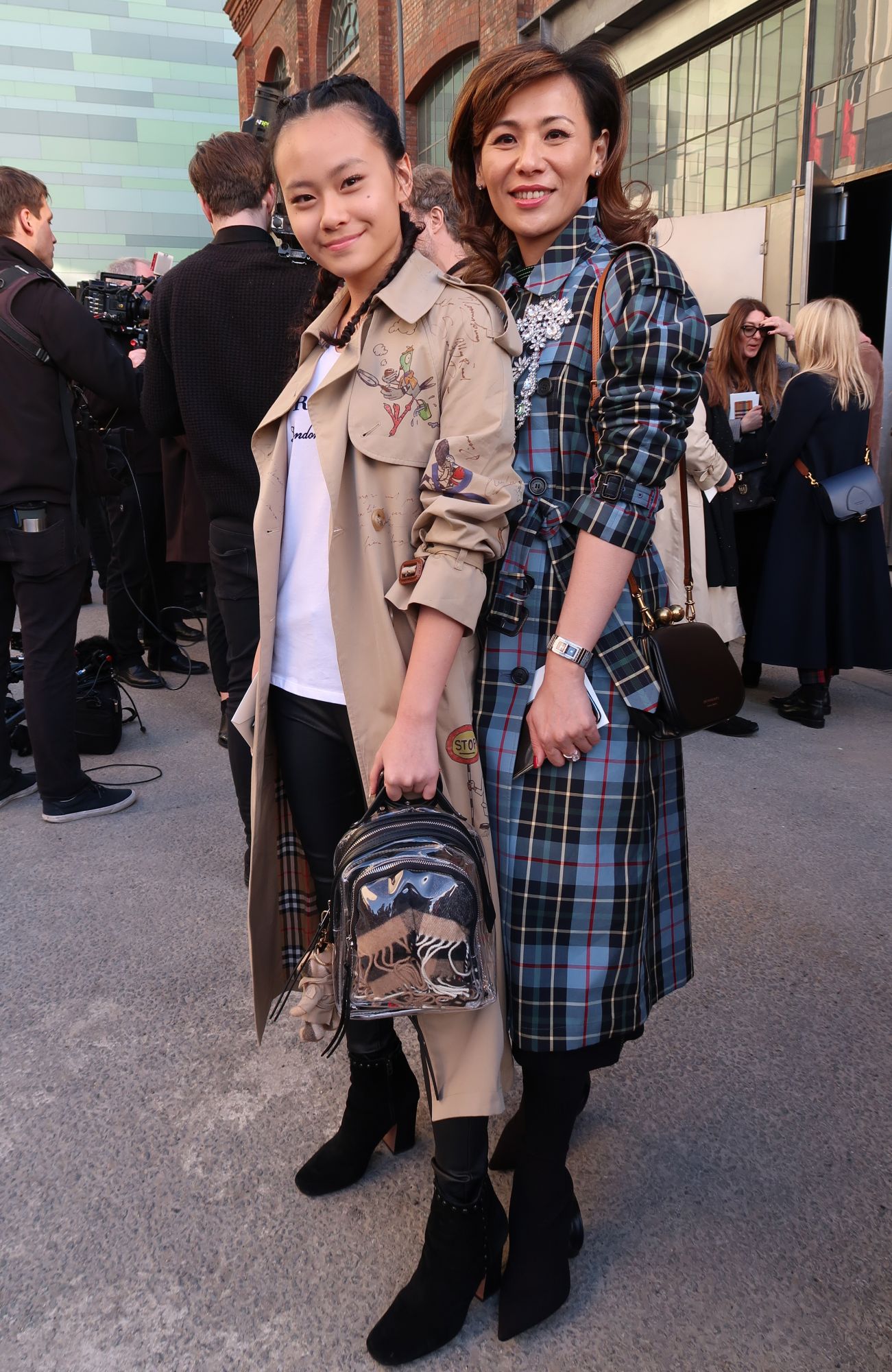 This Society Mum-And-Daughter Pair Were The Only Guests From Singapore Invited To Christopher Bailey's Last Burberry Show