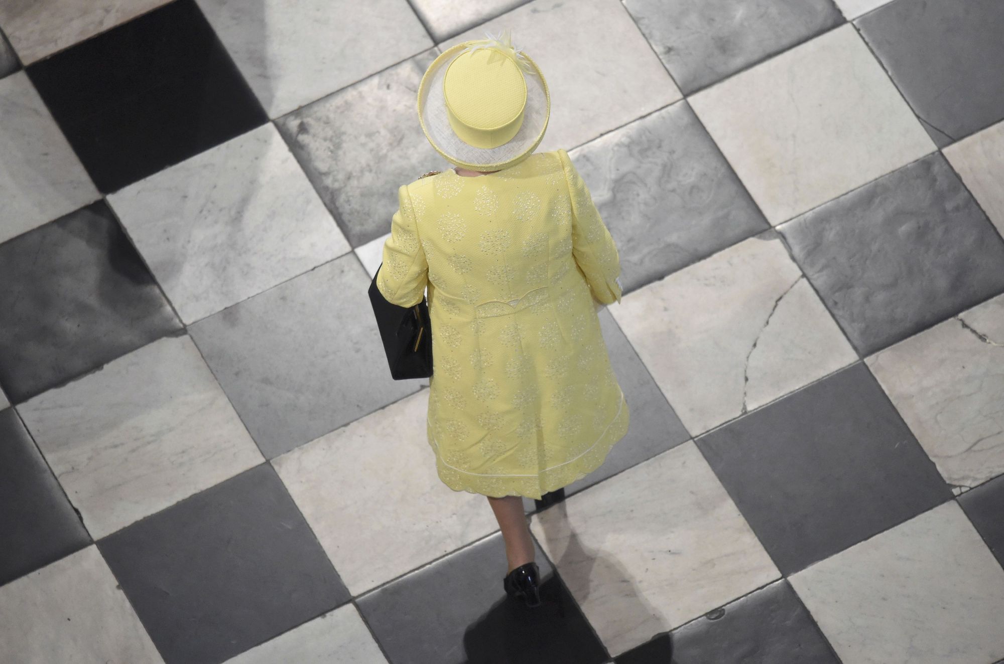 Queen Elizabeth II Made A Surprise Visit To London Fashion Week