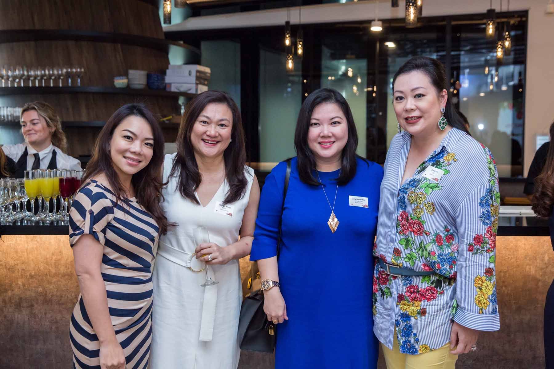 Dolores Au, Sharon Wong, Leny Suparman, Cheryl Lee
