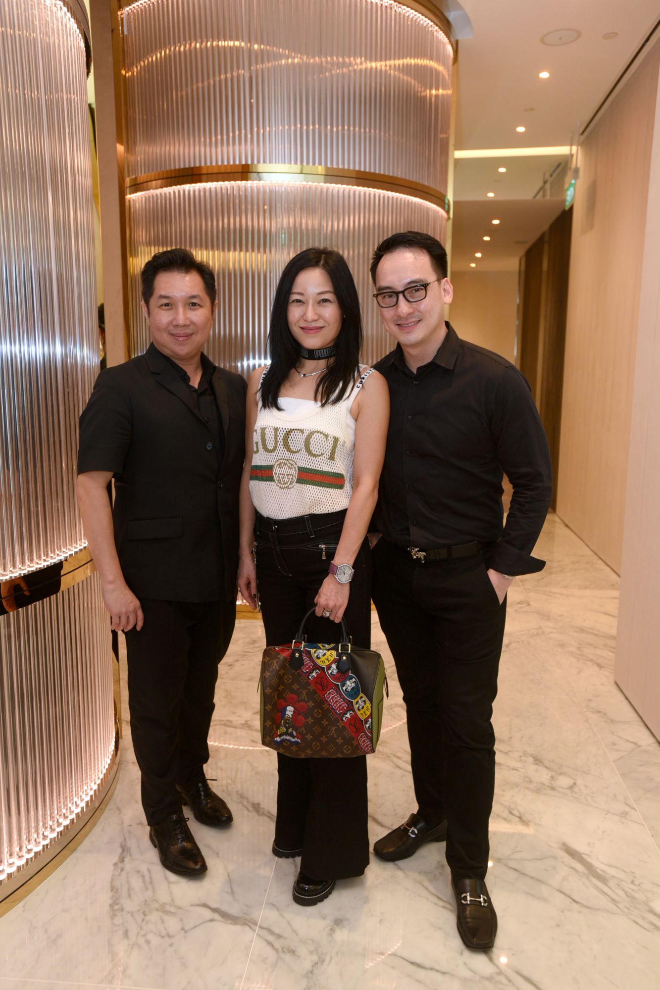 Dr. Frank Lee, Nina Ng, Dr. Christopher Looi