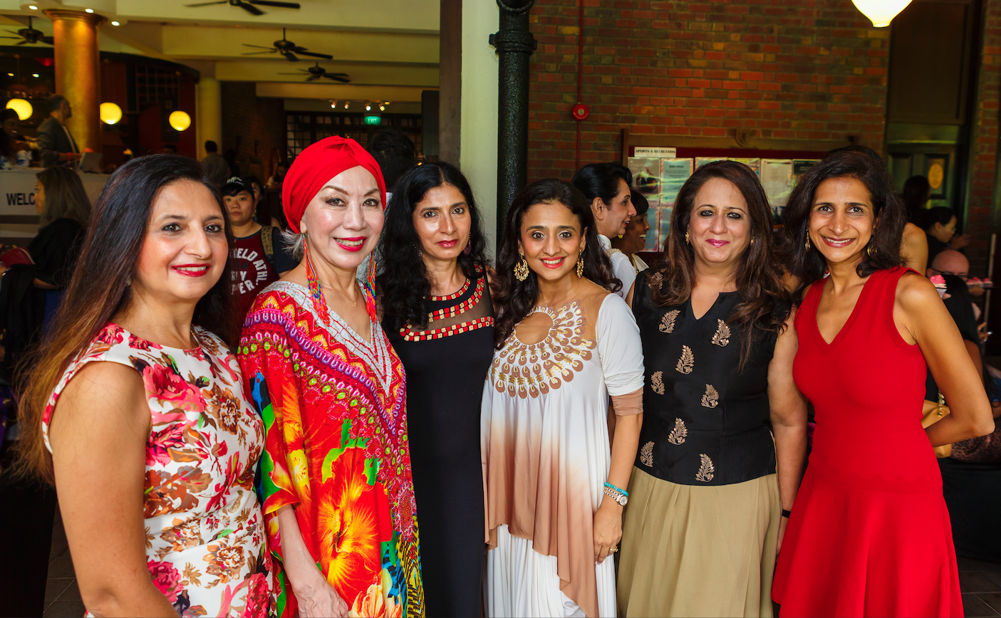 Arin Sen, Peggy Jeffs, Sunita Malik, Samia Khan, Lata Mahtani, Ravina Kriplani