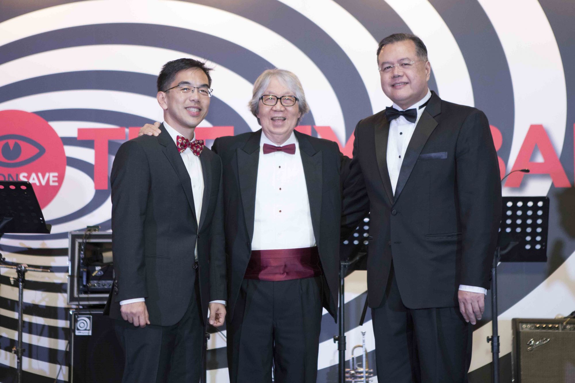 Wong Tien Yin, Tommy Koh, Aung Tin