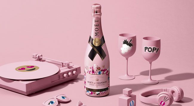 Express Your Love With The Moët & Chandon Rosé Impérial Emoëticons Limited Edition