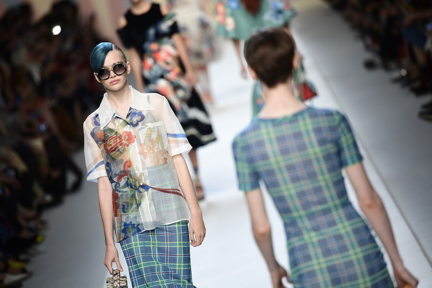 Sun's Up At Fendi's Spring/Summer 2018 Show