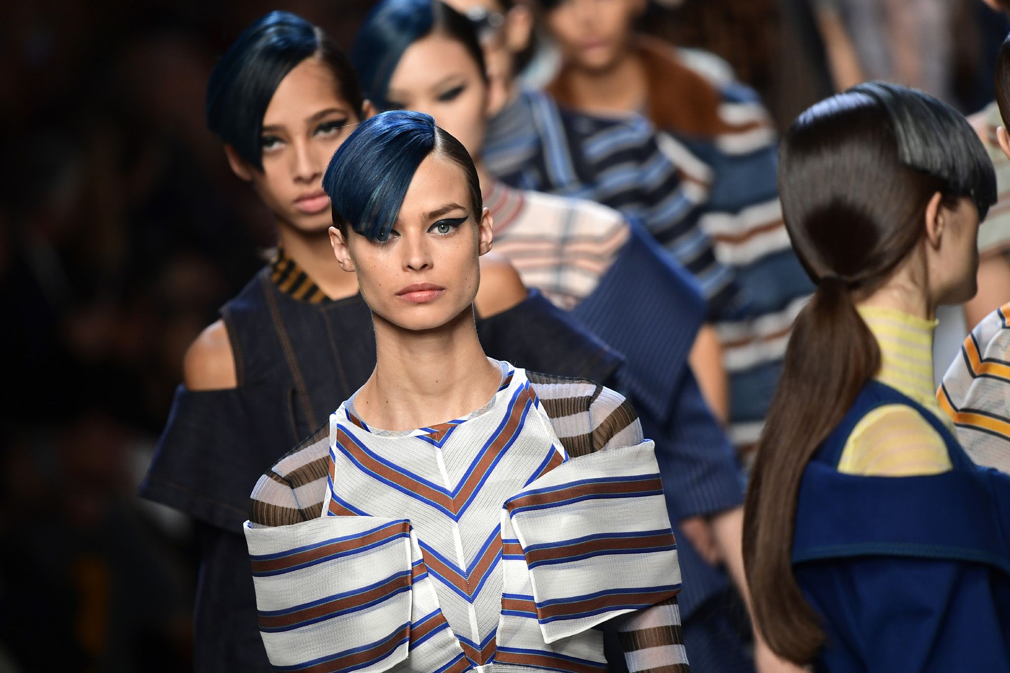 Milan Fashion Week Goes Bold On Beauty For Spring/Summer 2018