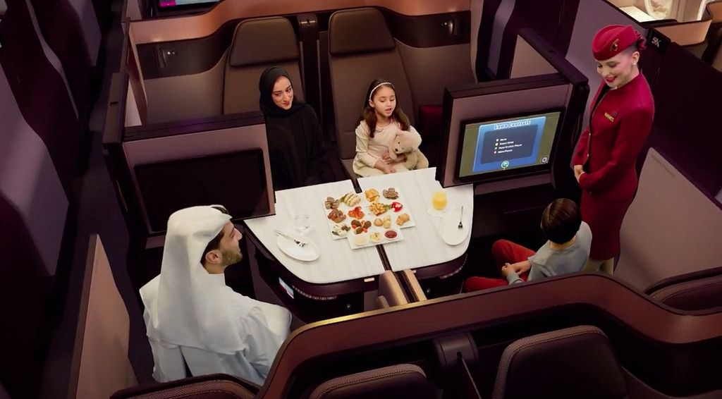 The New Qatar Airways Customisable Suite Is Great For Families