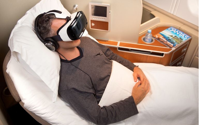 Qantas first class flyers to get VR headsets
